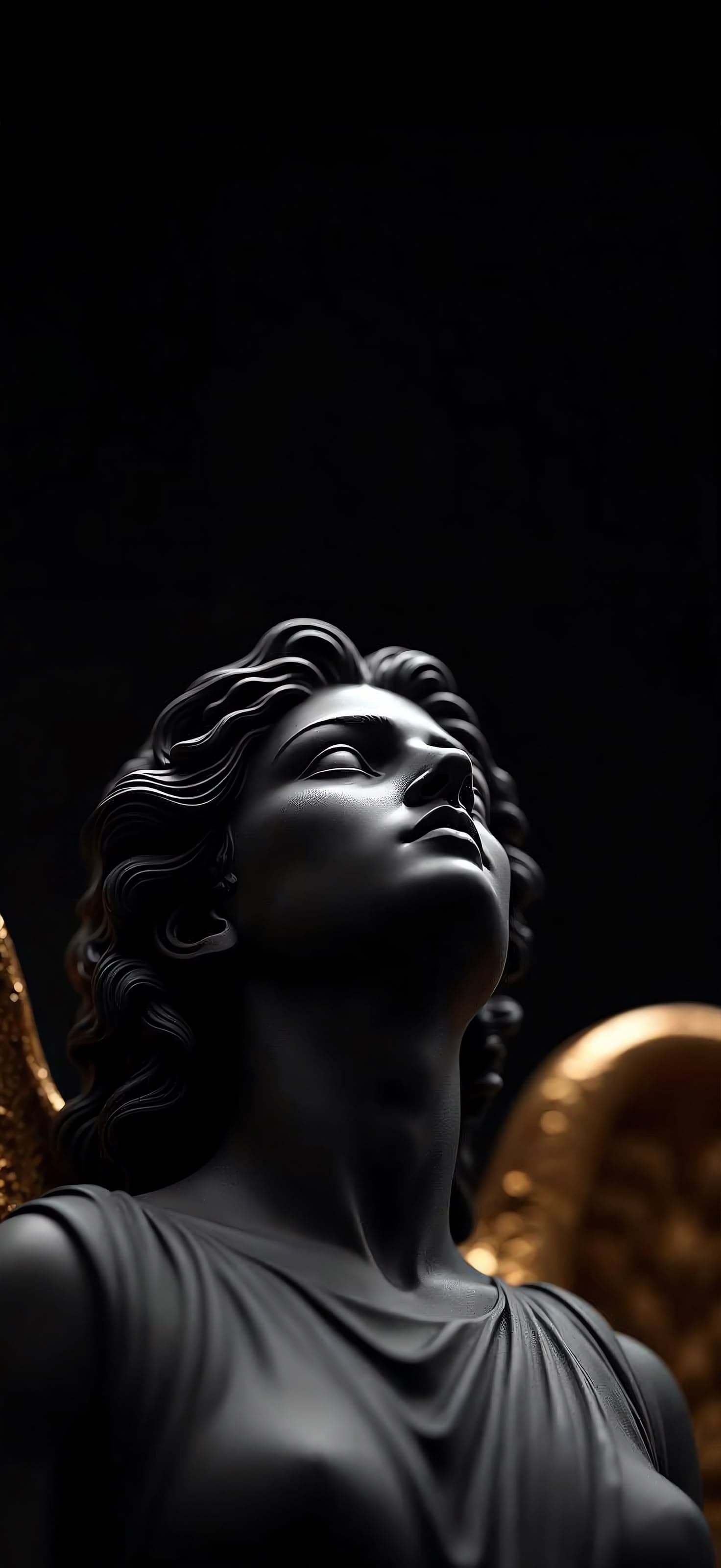 Dark Angelic Gaze - Pro phone wallpaper
