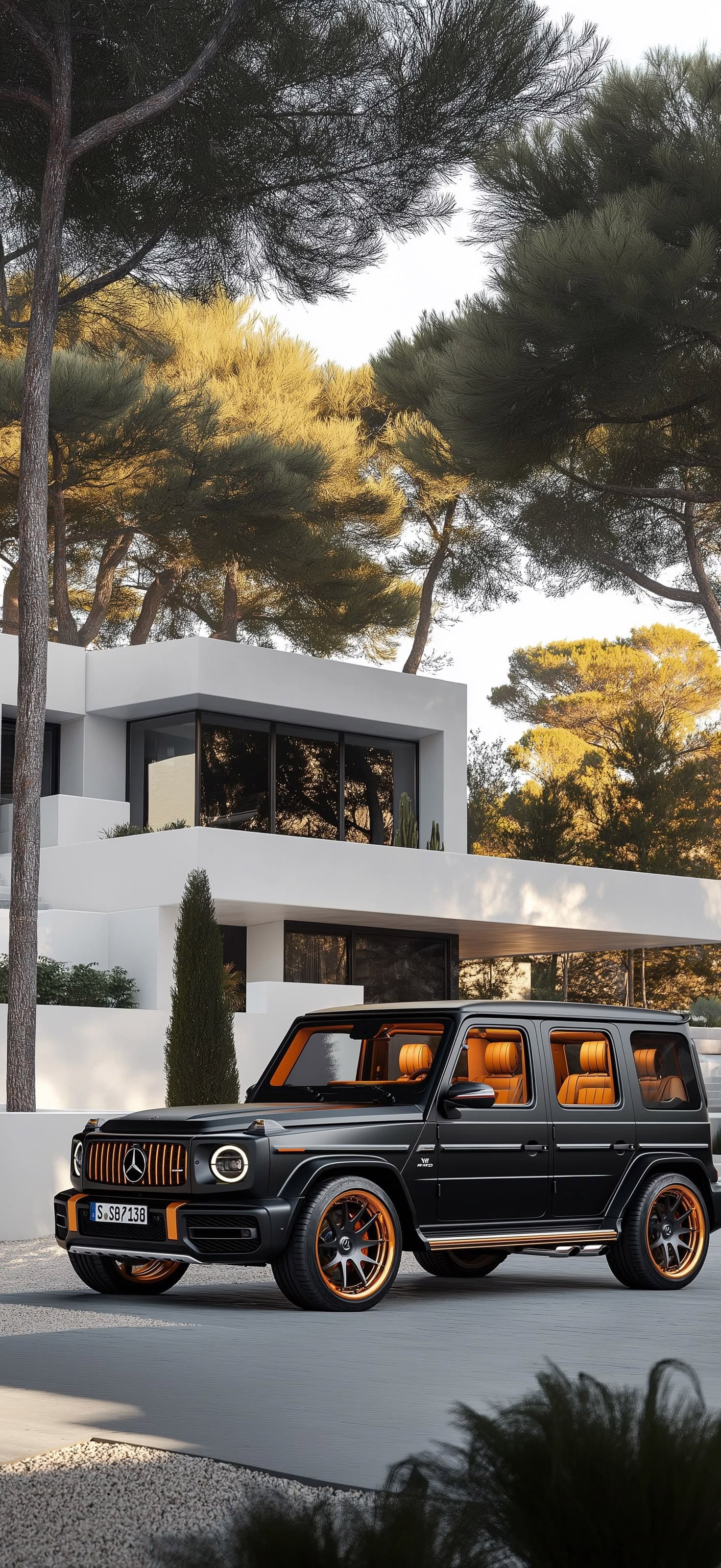 Luxury Car Residence - Pro phone wallpaper