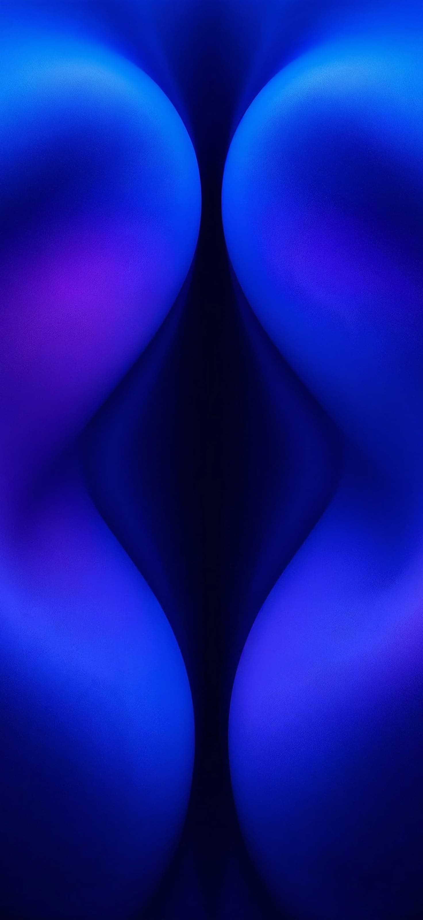 Abstract Blue Forms - Pro phone wallpaper