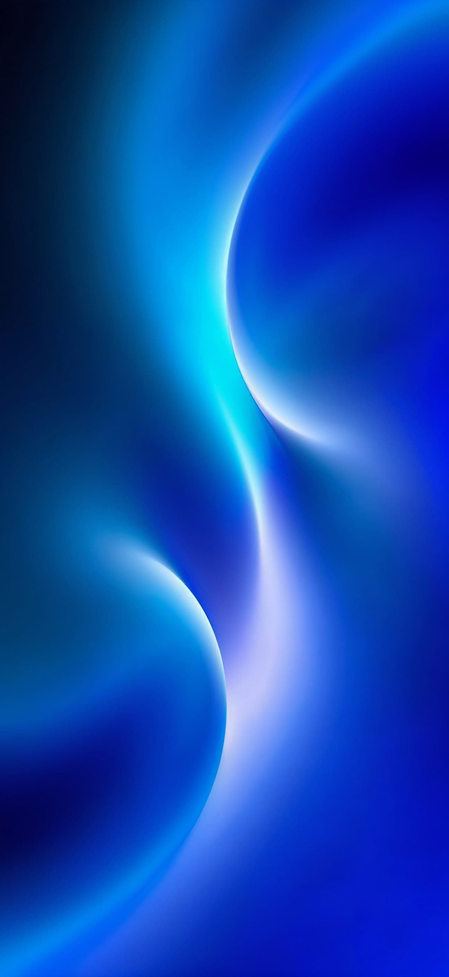 Abstract Blue Curves - Pro phone wallpaper