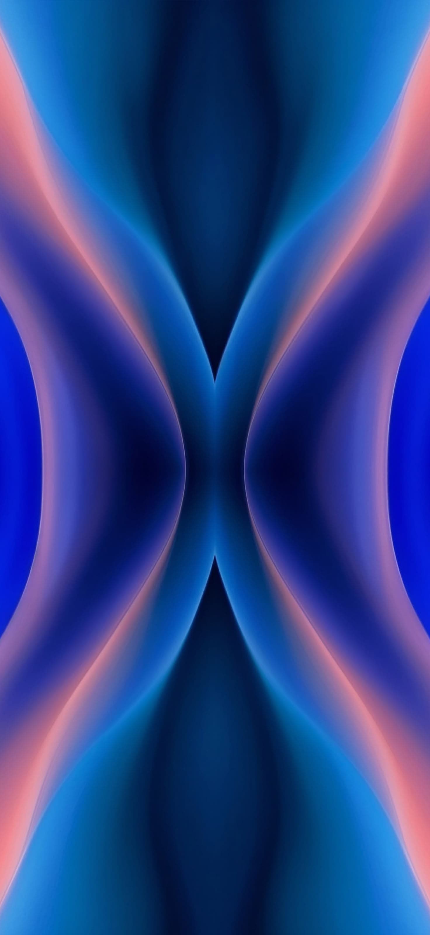 Abstract Blue Symmetry - Pro phone wallpaper