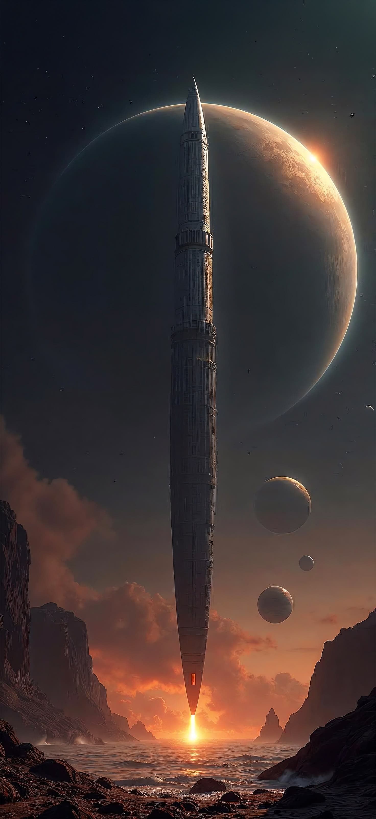 Monolith Space Odyssey - Pro phone wallpaper