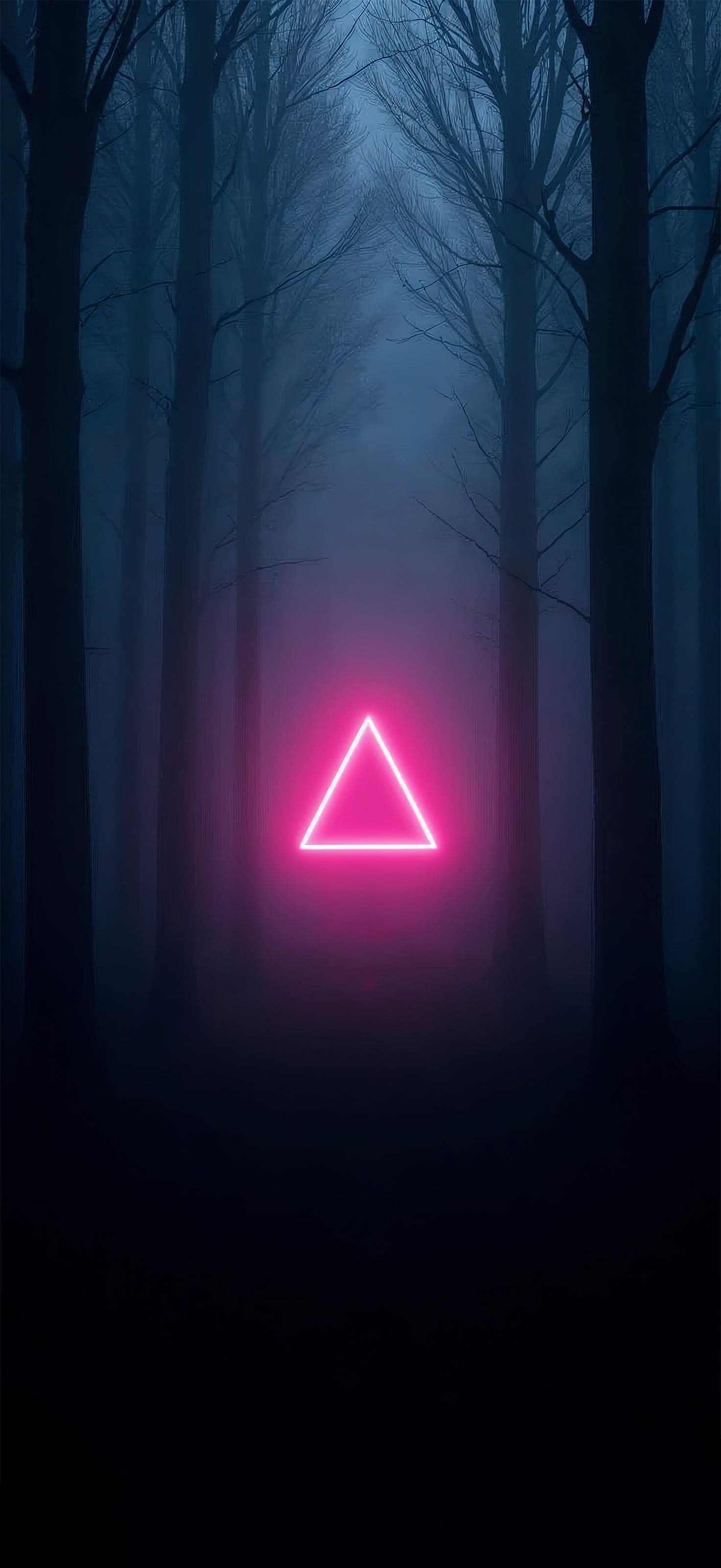 Neon Forest Portal - Pro phone wallpaper