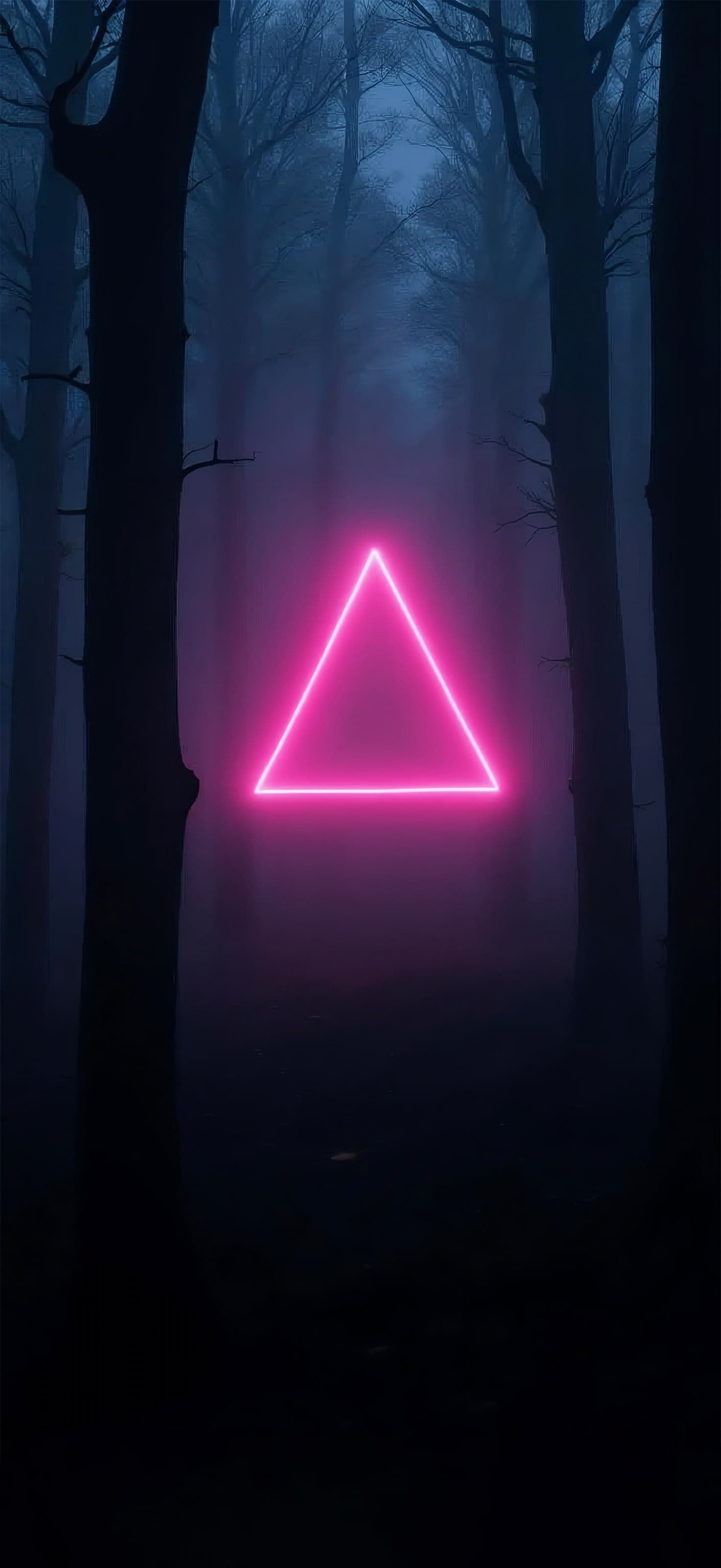 Neon Forest Portal - Pro phone wallpaper