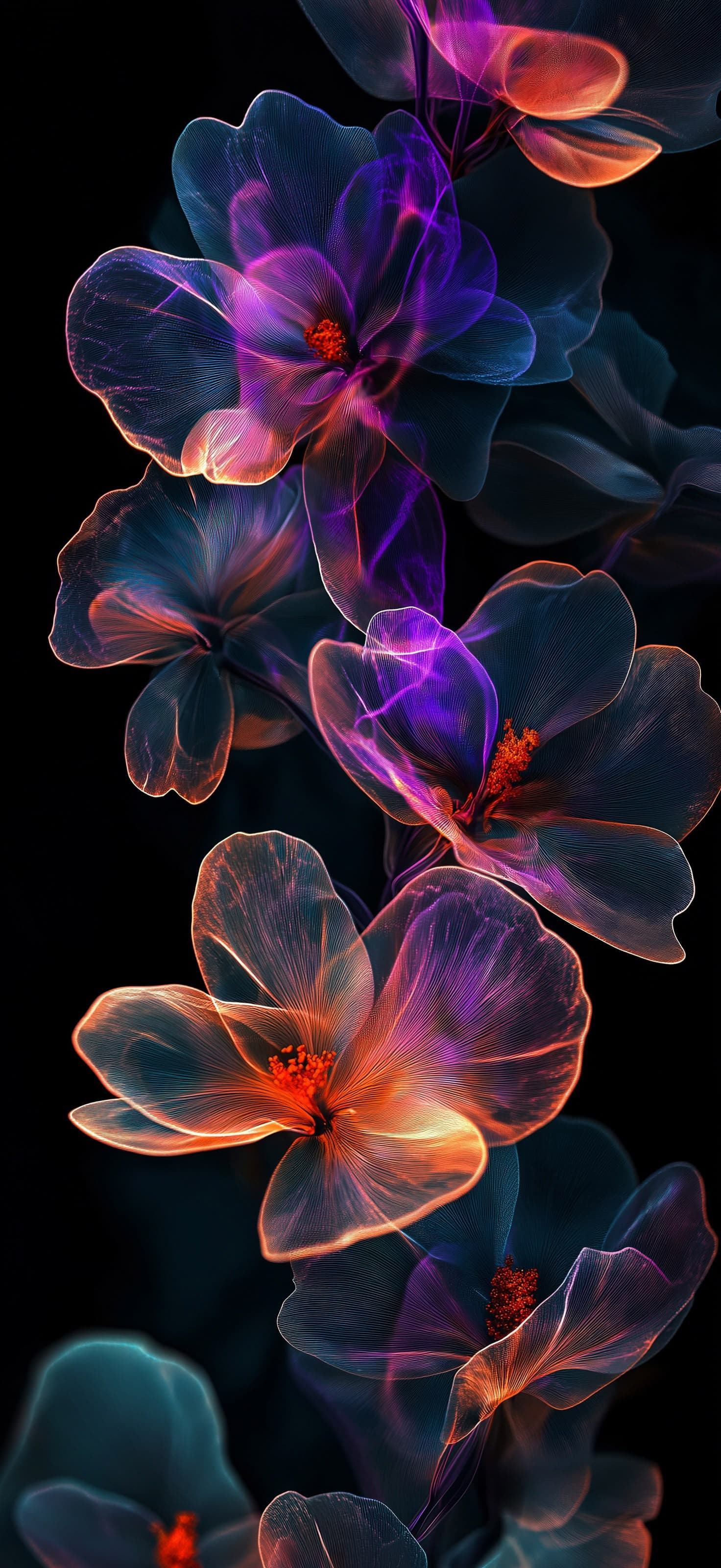 Floral Light - Pro phone wallpaper