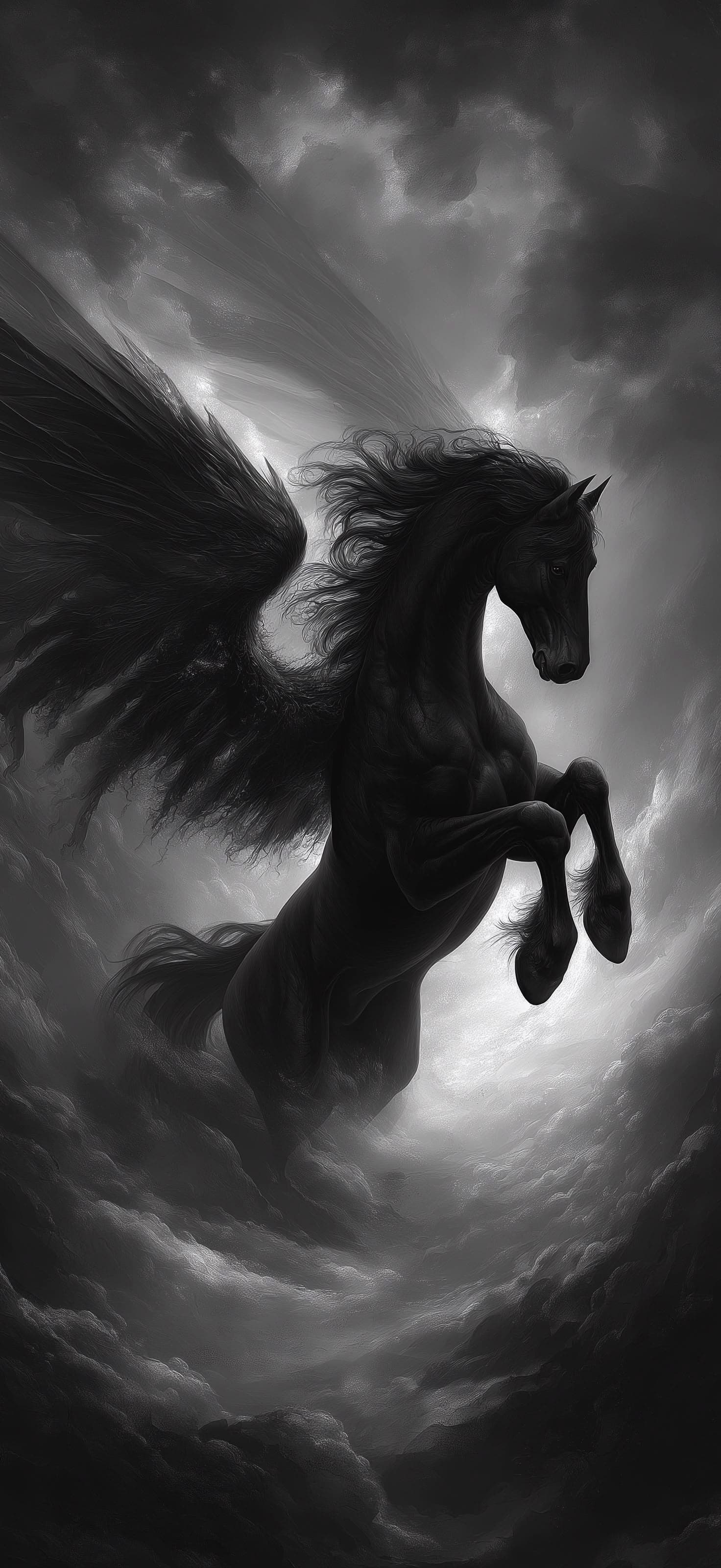 Dark Pegasus - Pro phone wallpaper