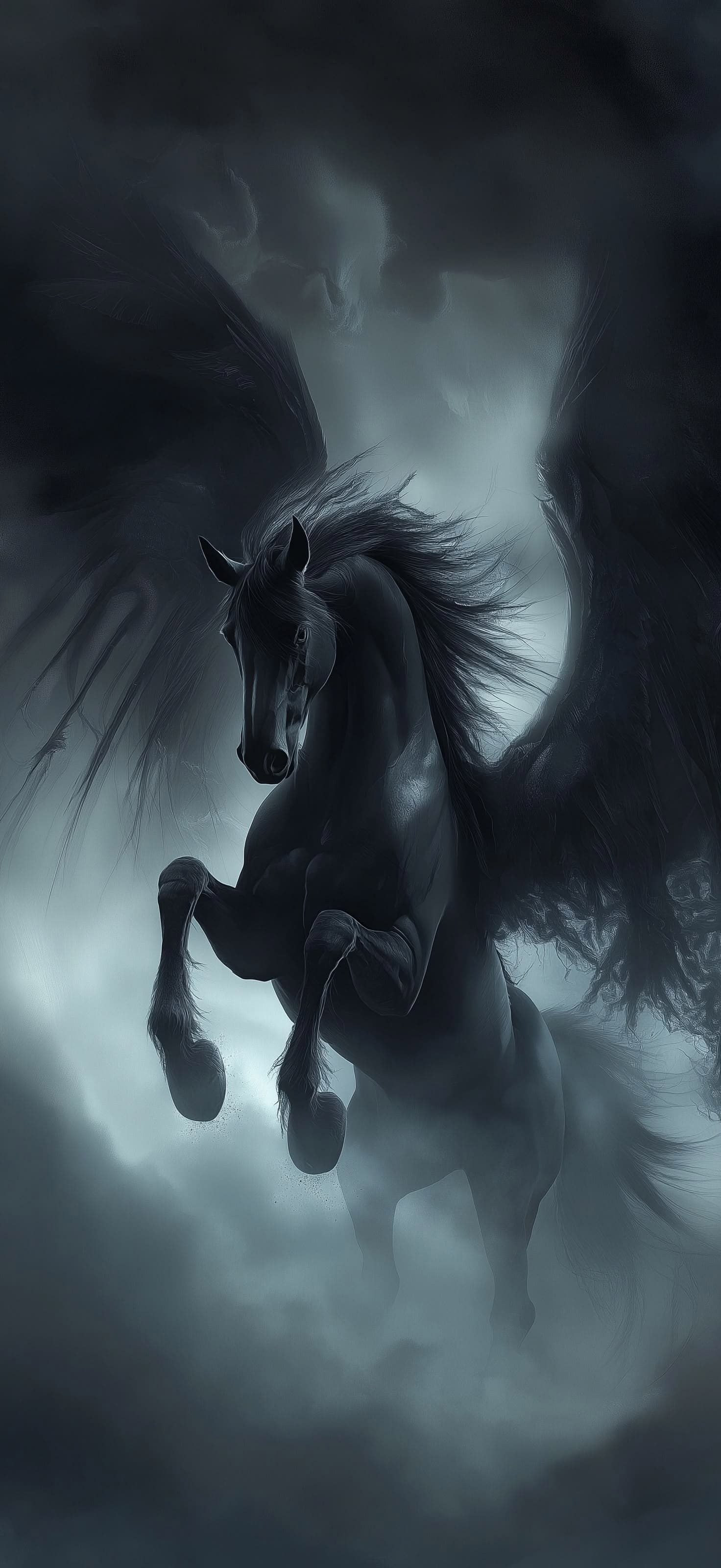 Dark Pegasus Rising - Pro phone wallpaper