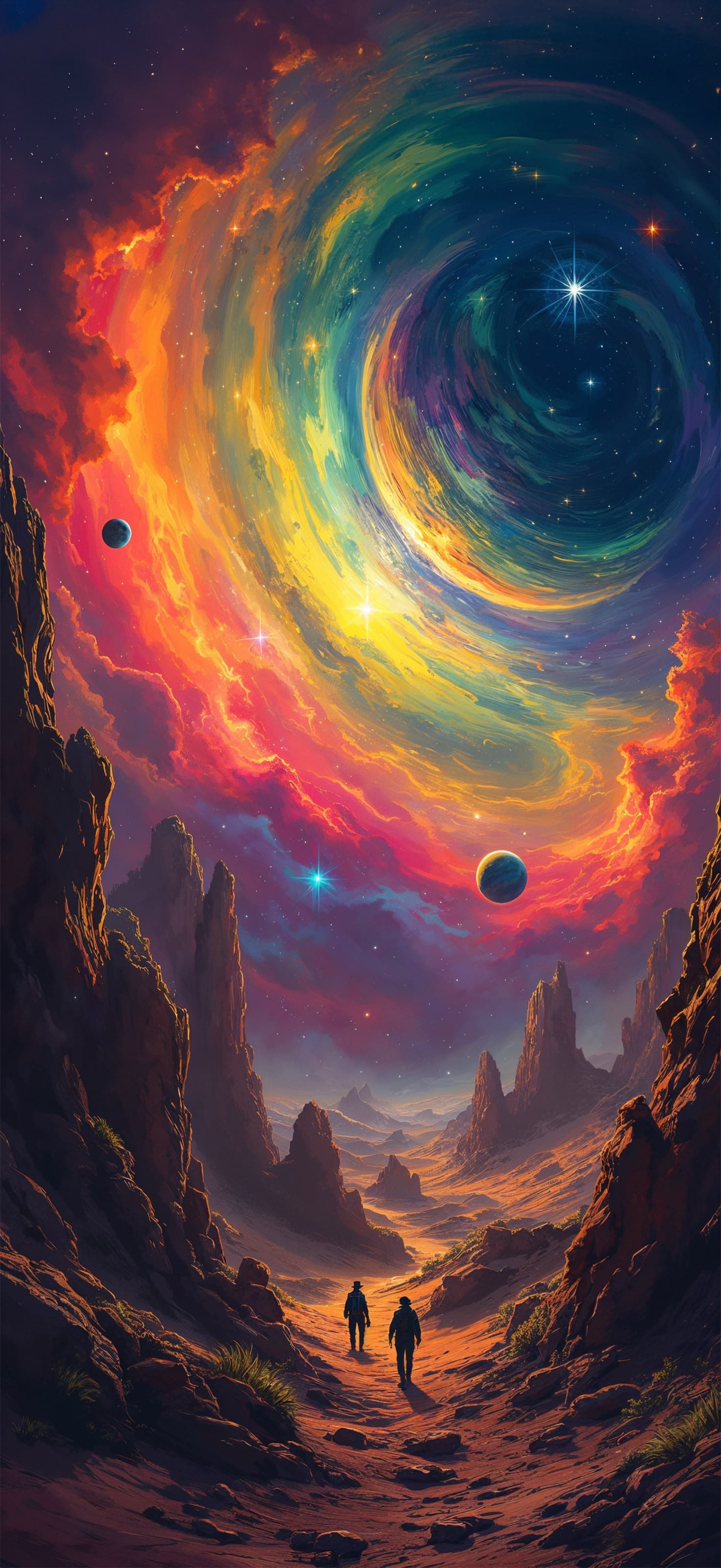 Cosmic Portal - Pro phone wallpaper