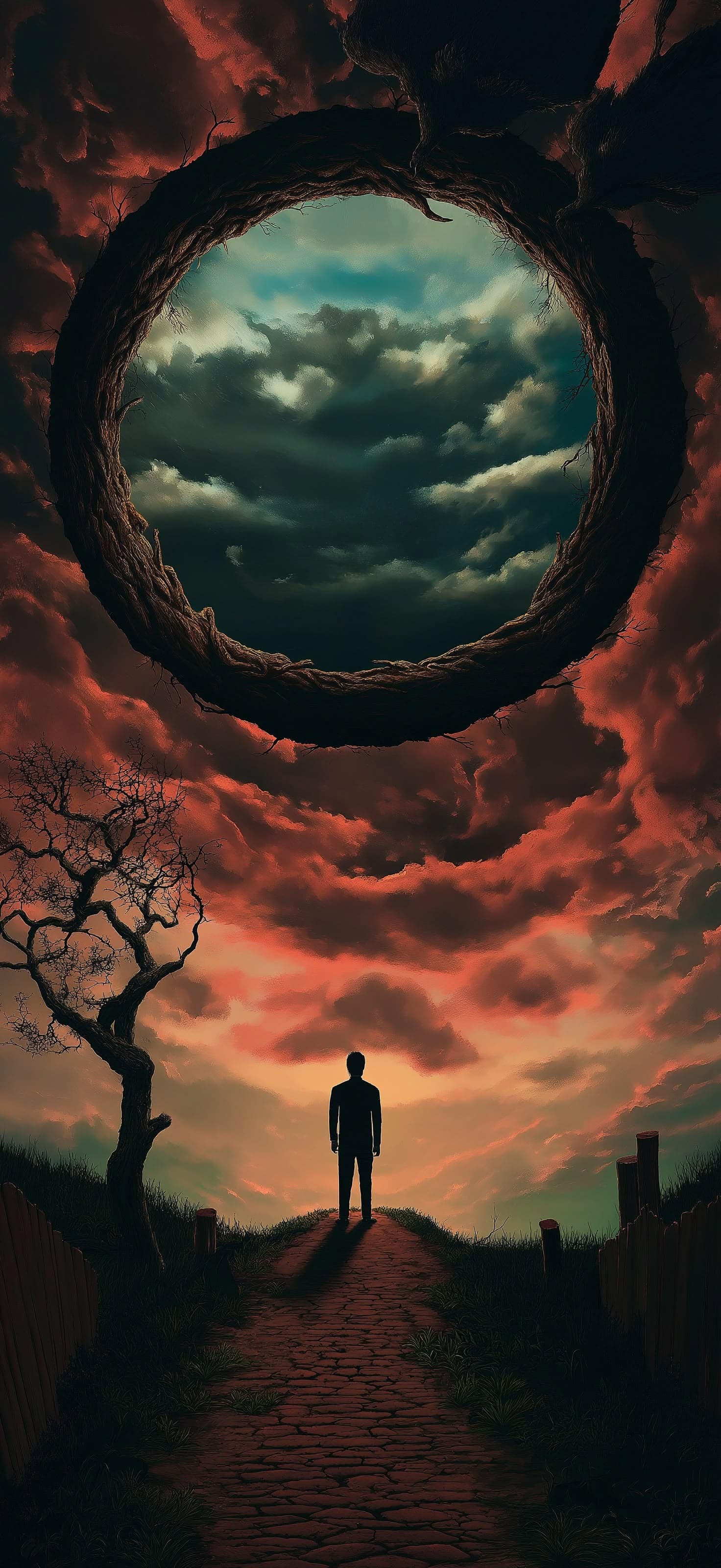 Ethereal Portal View - Pro phone wallpaper