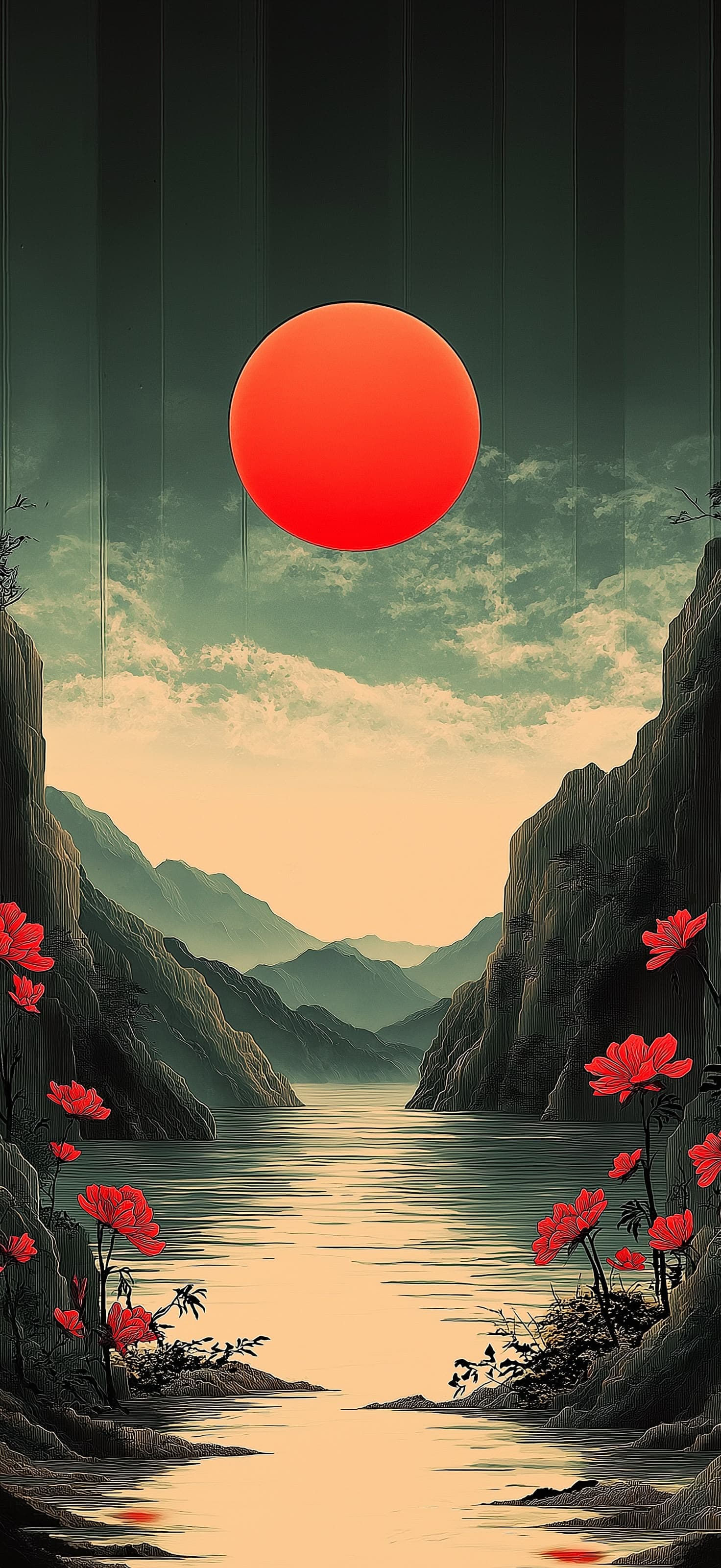 Zenith Crimson Orb - Pro phone wallpaper