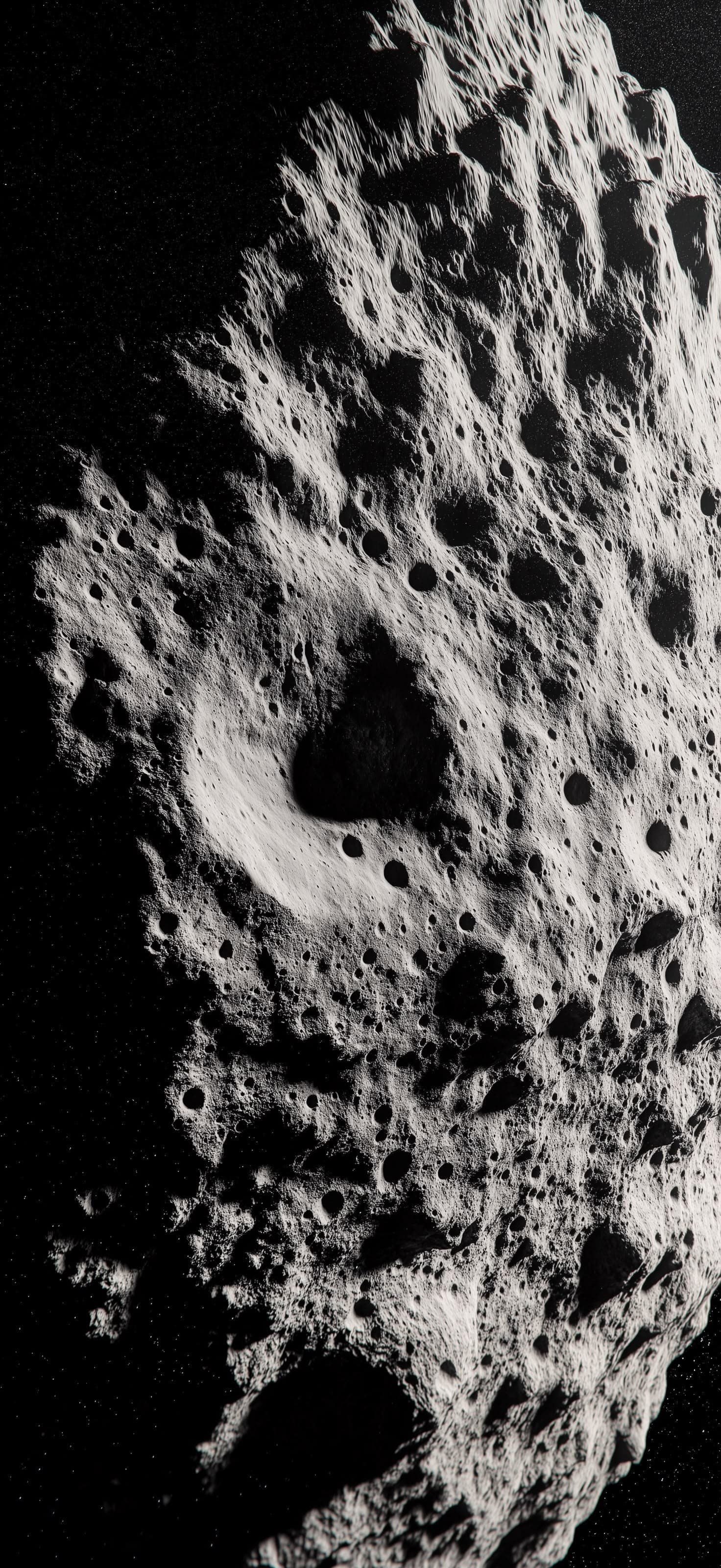 Asteroid Surface Detail - Pro phone wallpaper