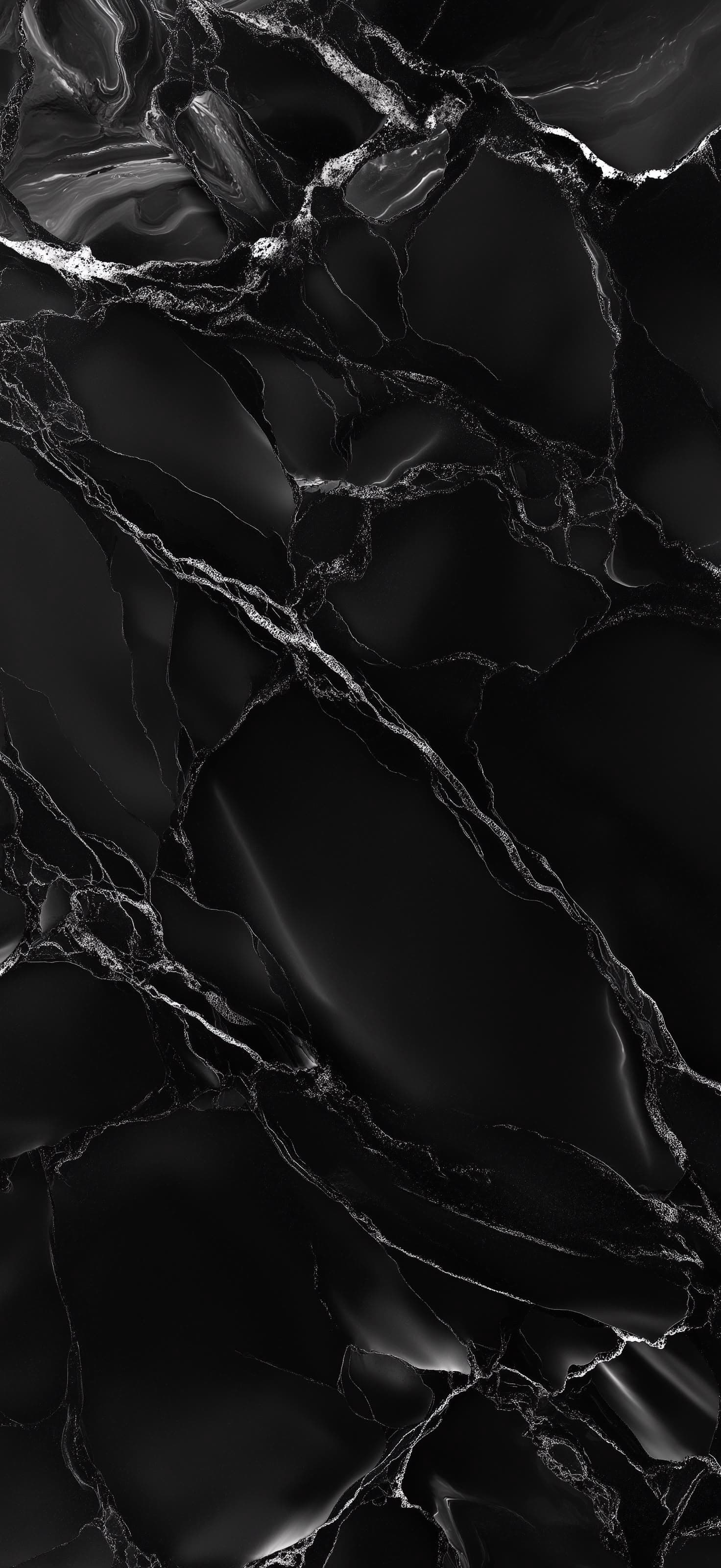 Black Marble Veins - Pro phone wallpaper