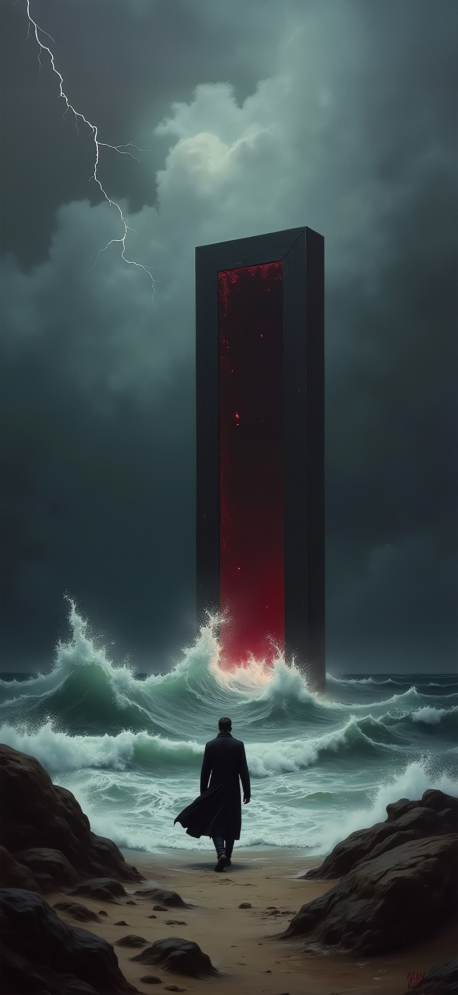 Stormy Gateway - Pro phone wallpaper