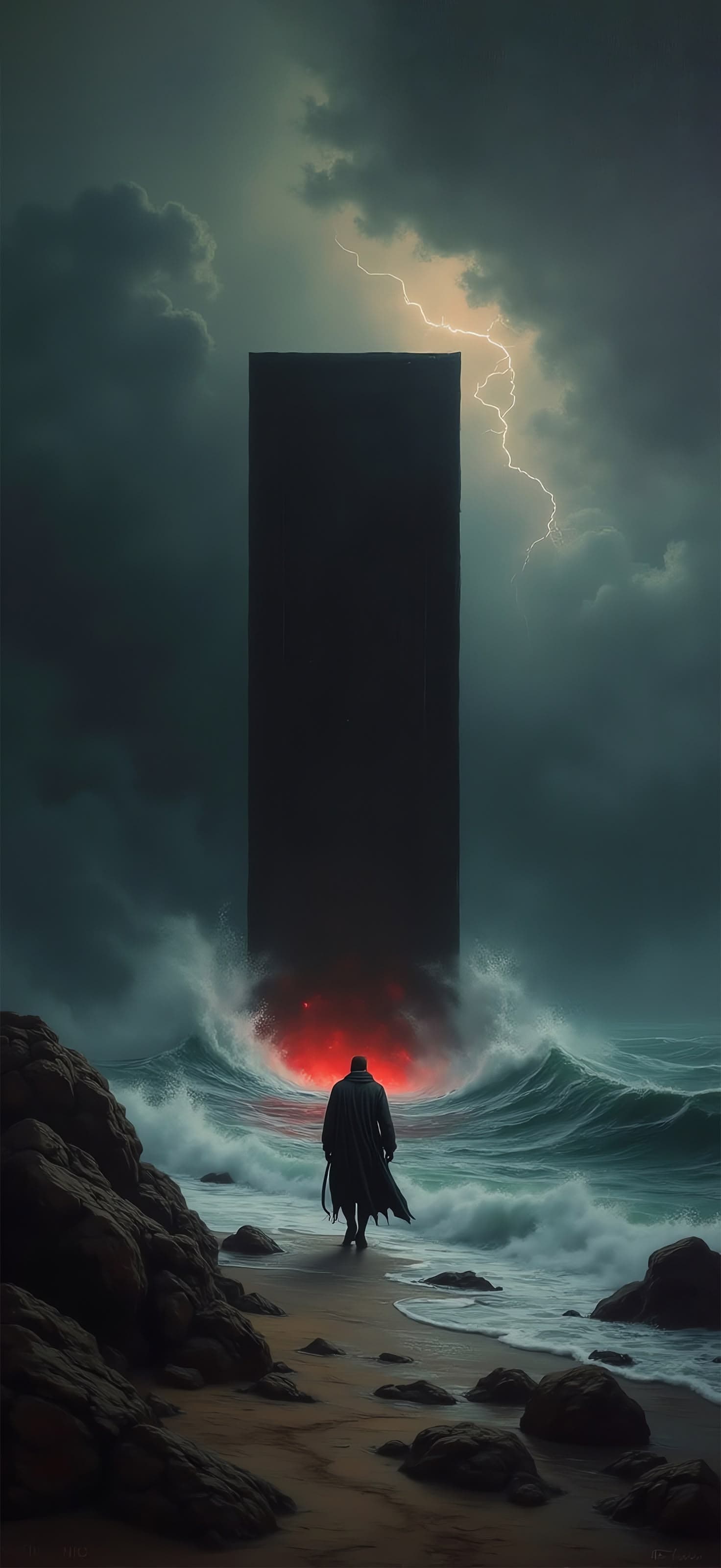 Dark Monolith - Pro phone wallpaper