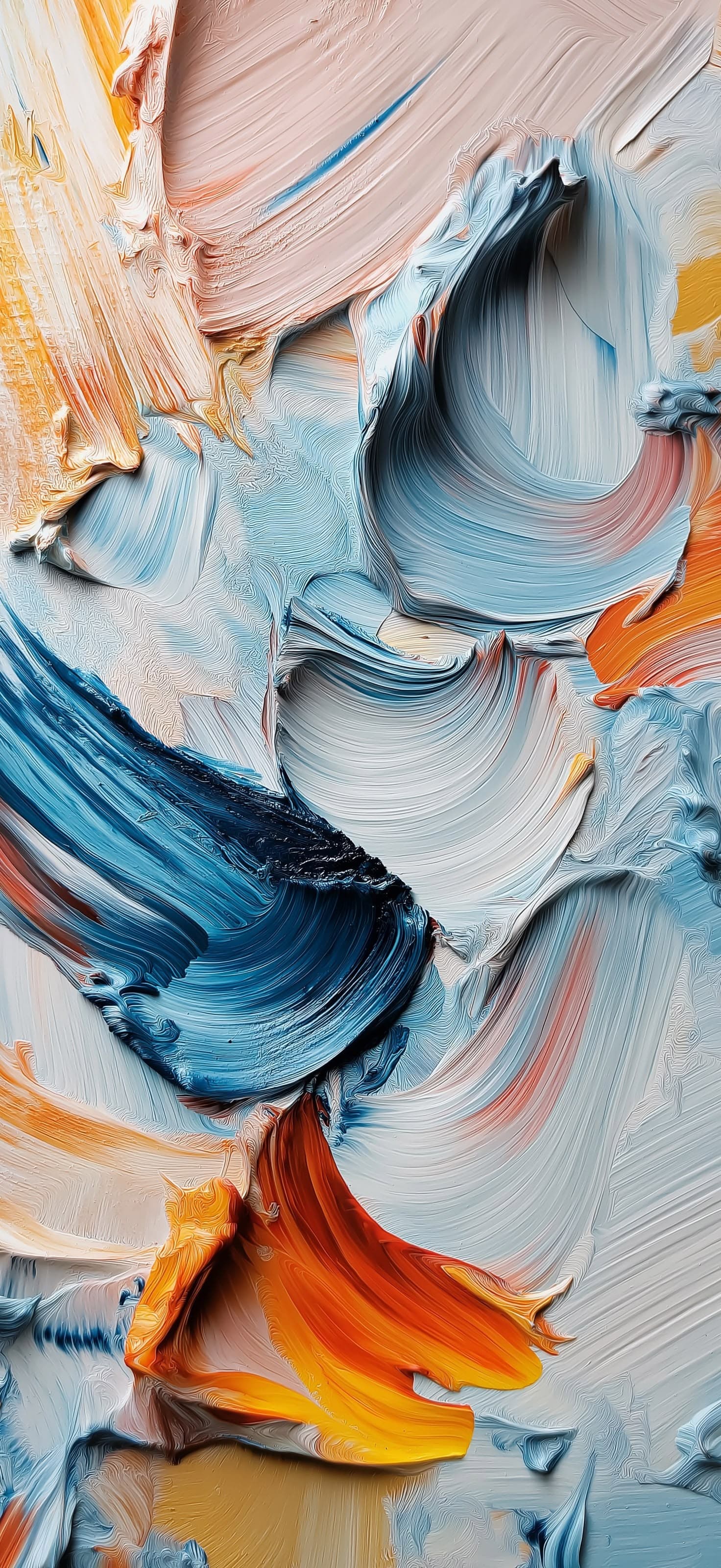 Abstract Paint Swirls - Pro phone wallpaper