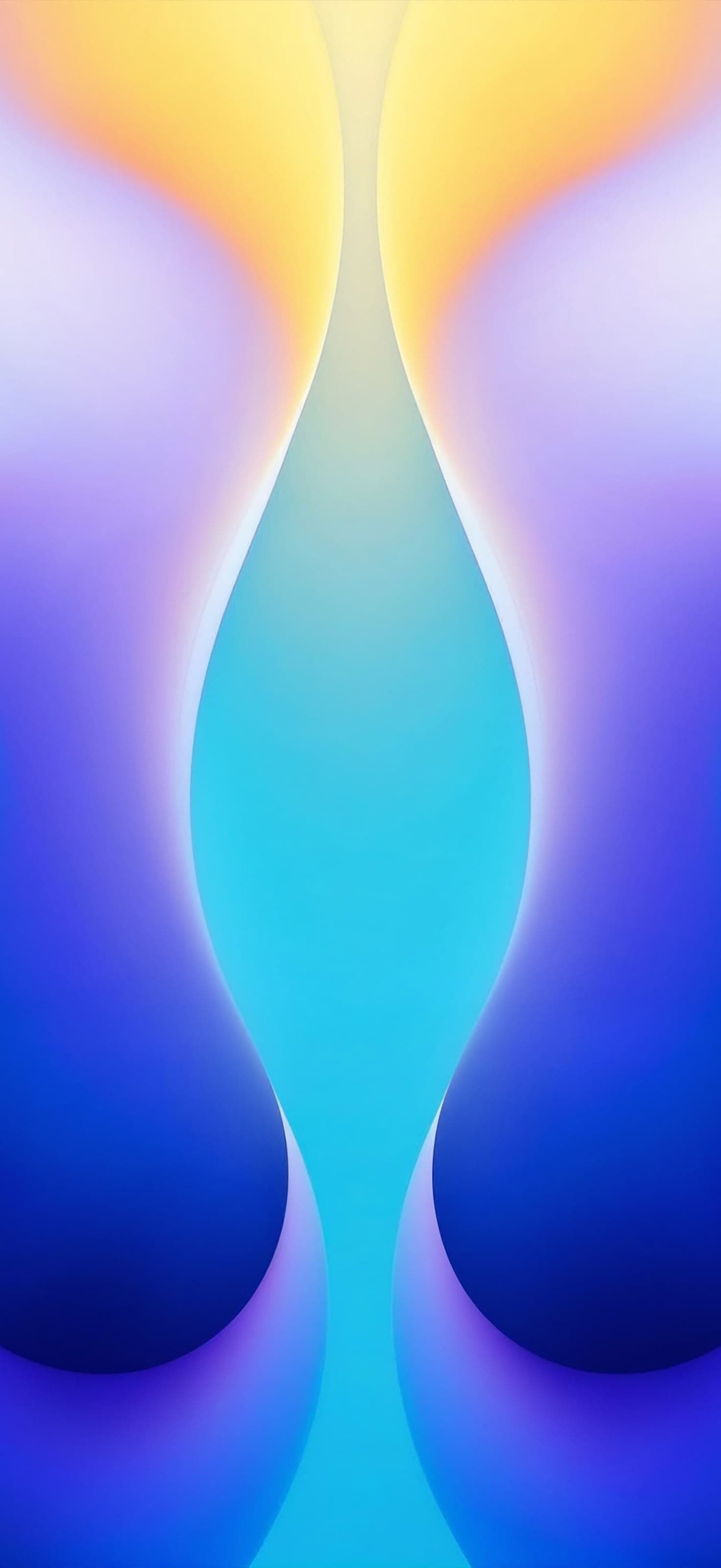 Abstract Gradient Curves - Pro phone wallpaper