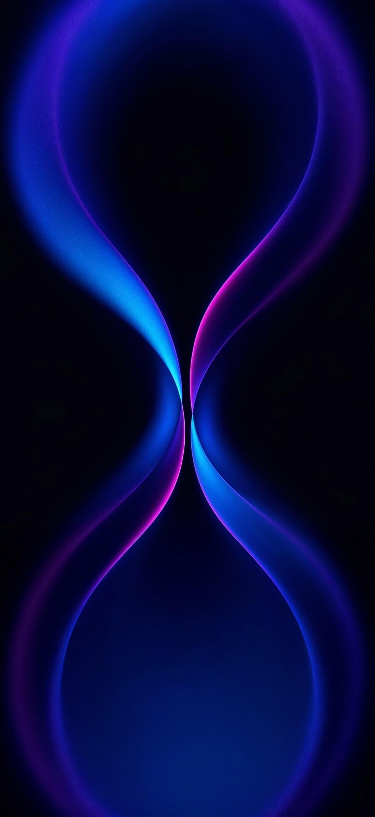 Abstract Neon Curves - Pro phone wallpaper