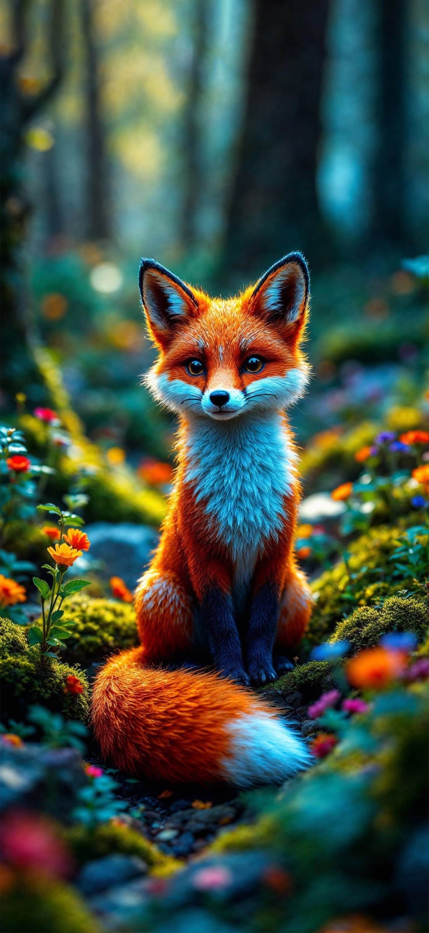 Forest Fox - Pro phone wallpaper