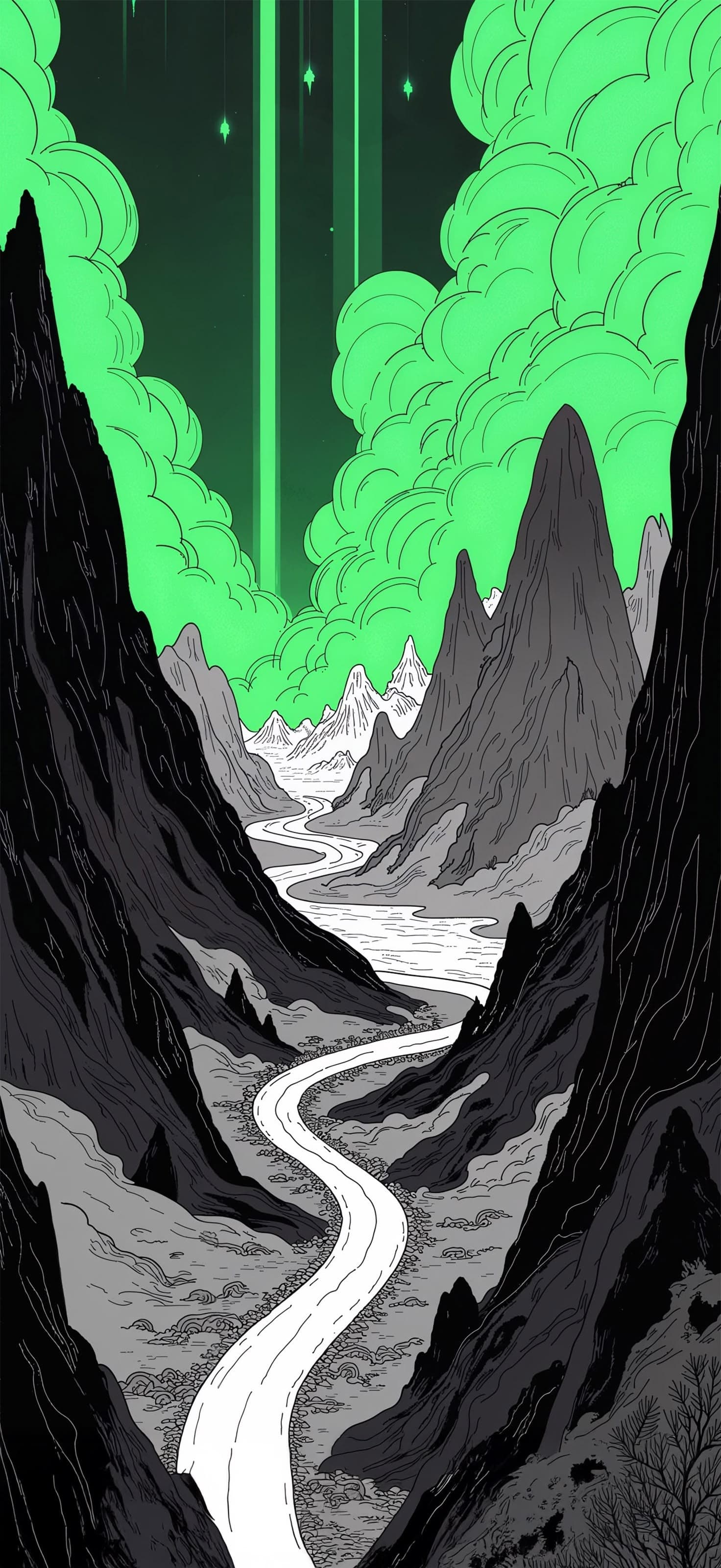 Cosmic Journey - Pro phone wallpaper