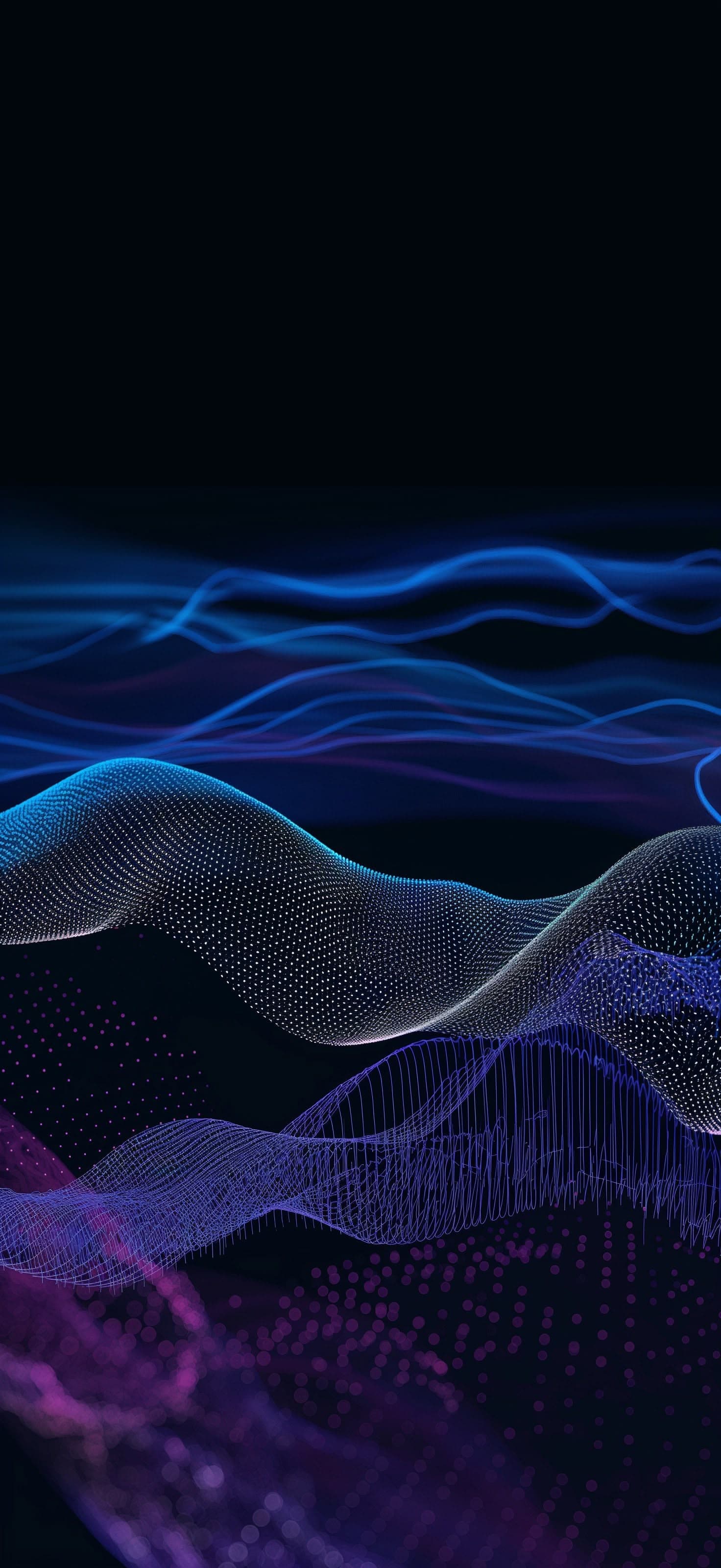 Flowing Waves - Pro phone wallpaper