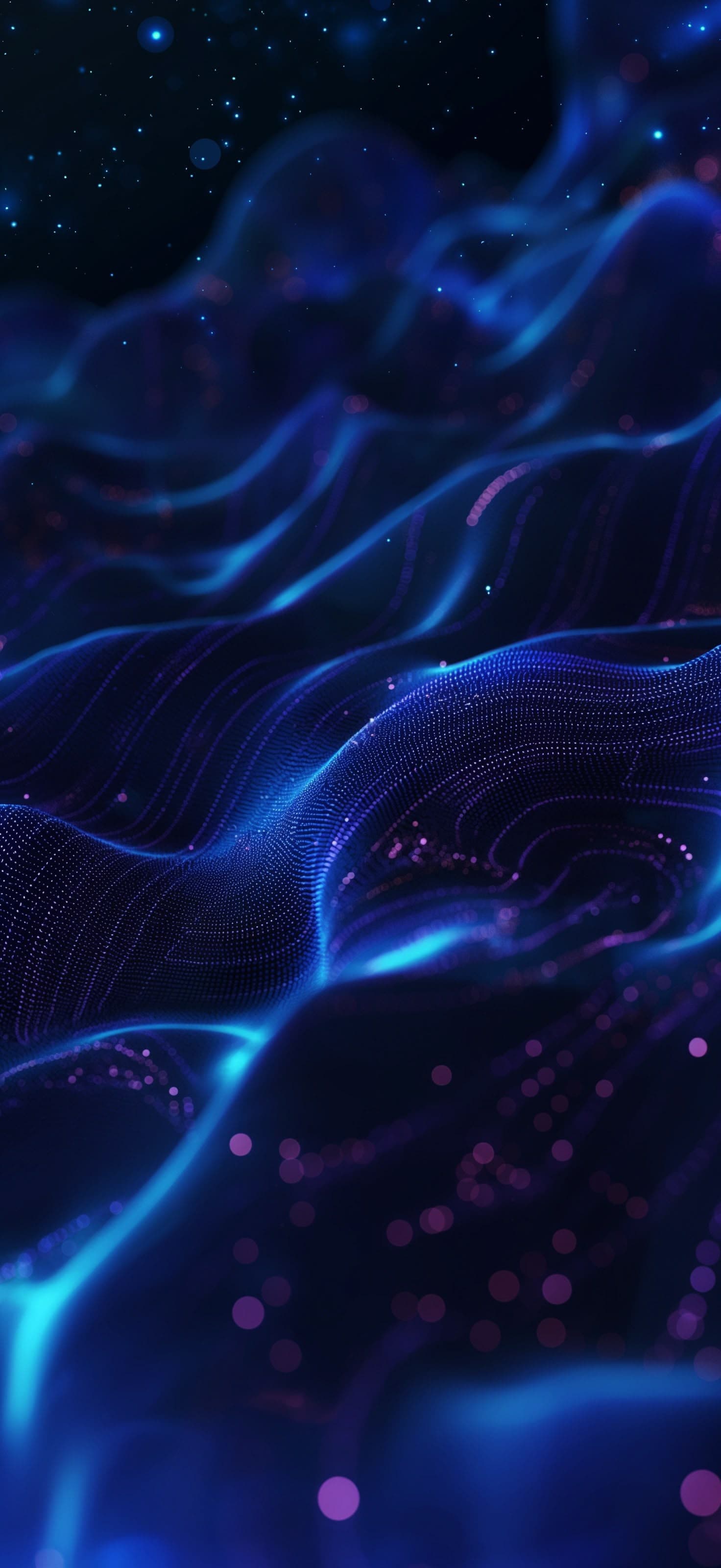 Starry Waves - Pro phone wallpaper