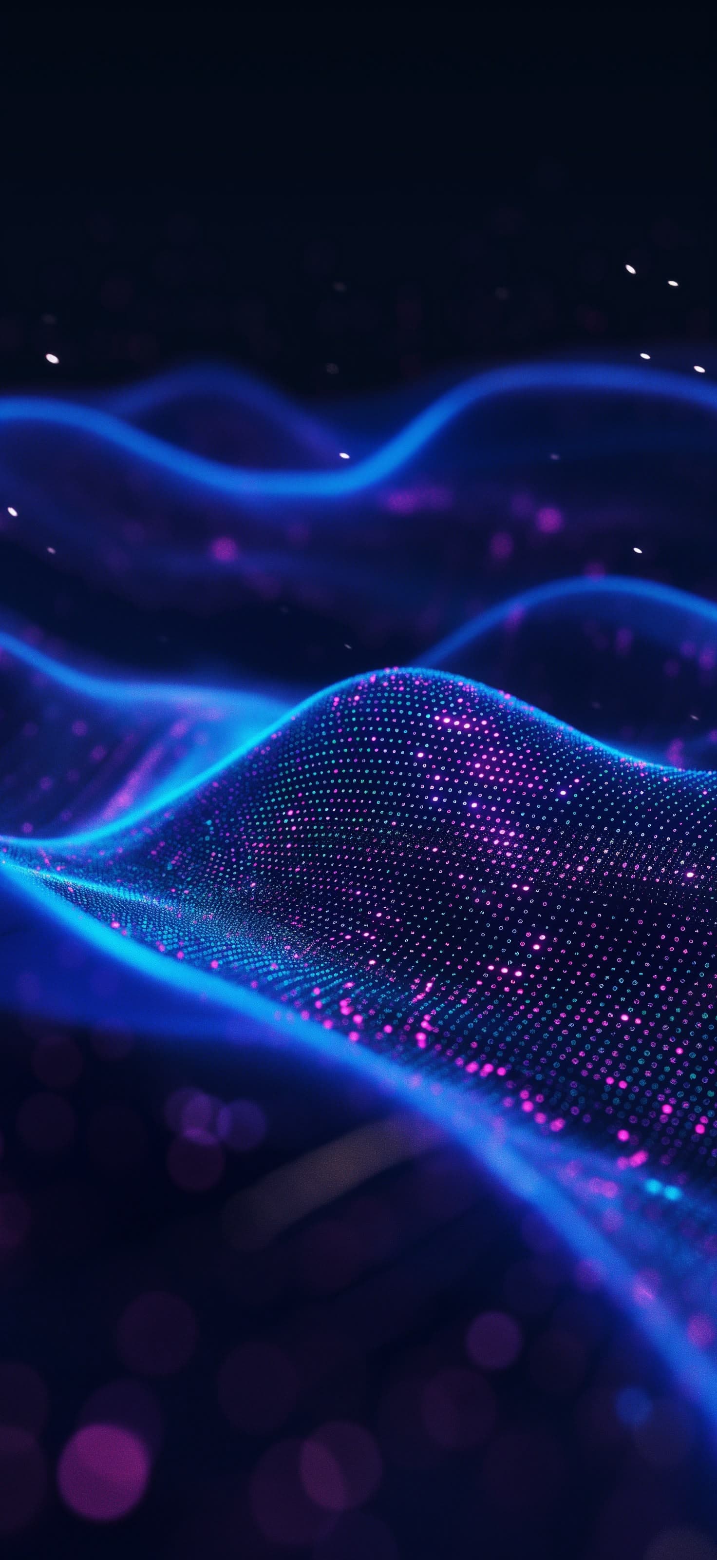 Digital Waves - Pro phone wallpaper