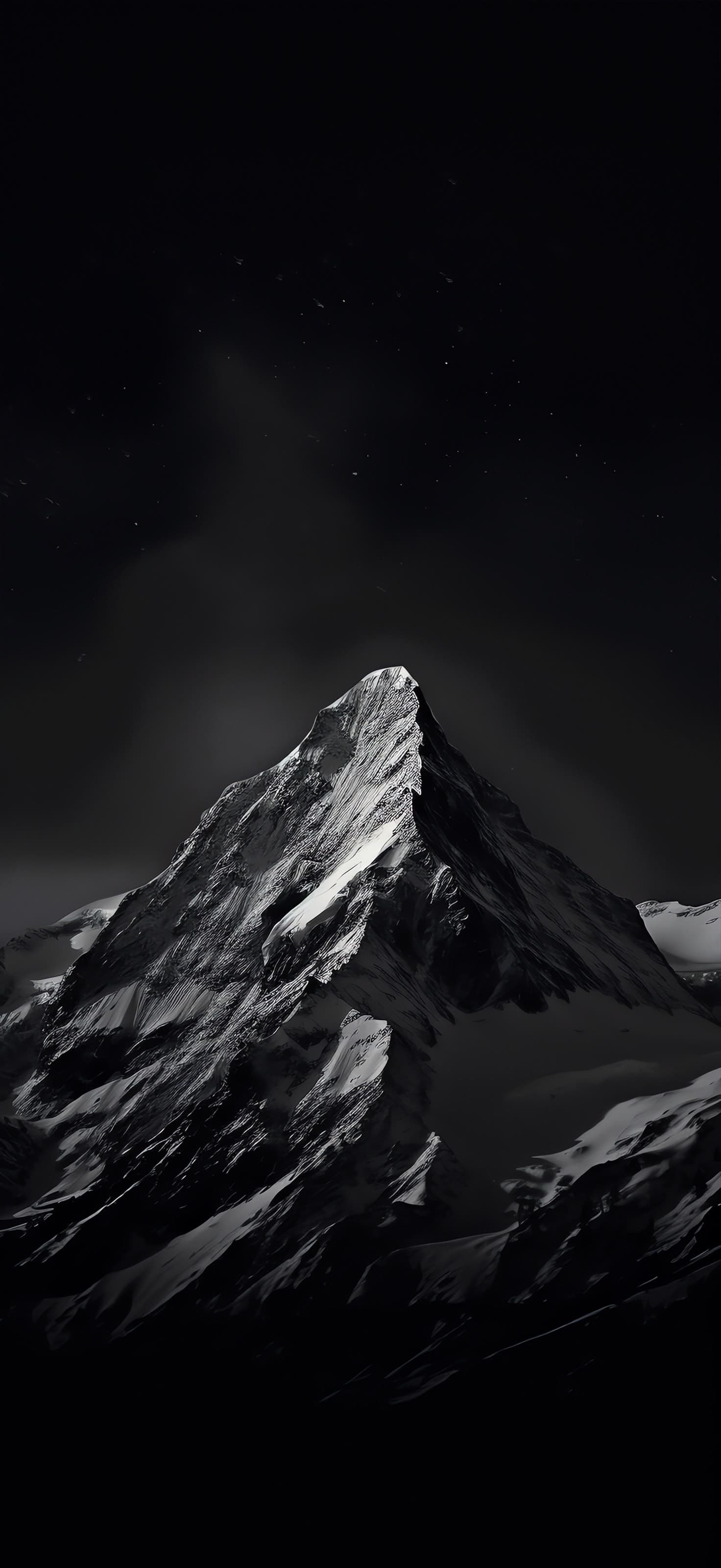 Snowy Peak - Pro phone wallpaper