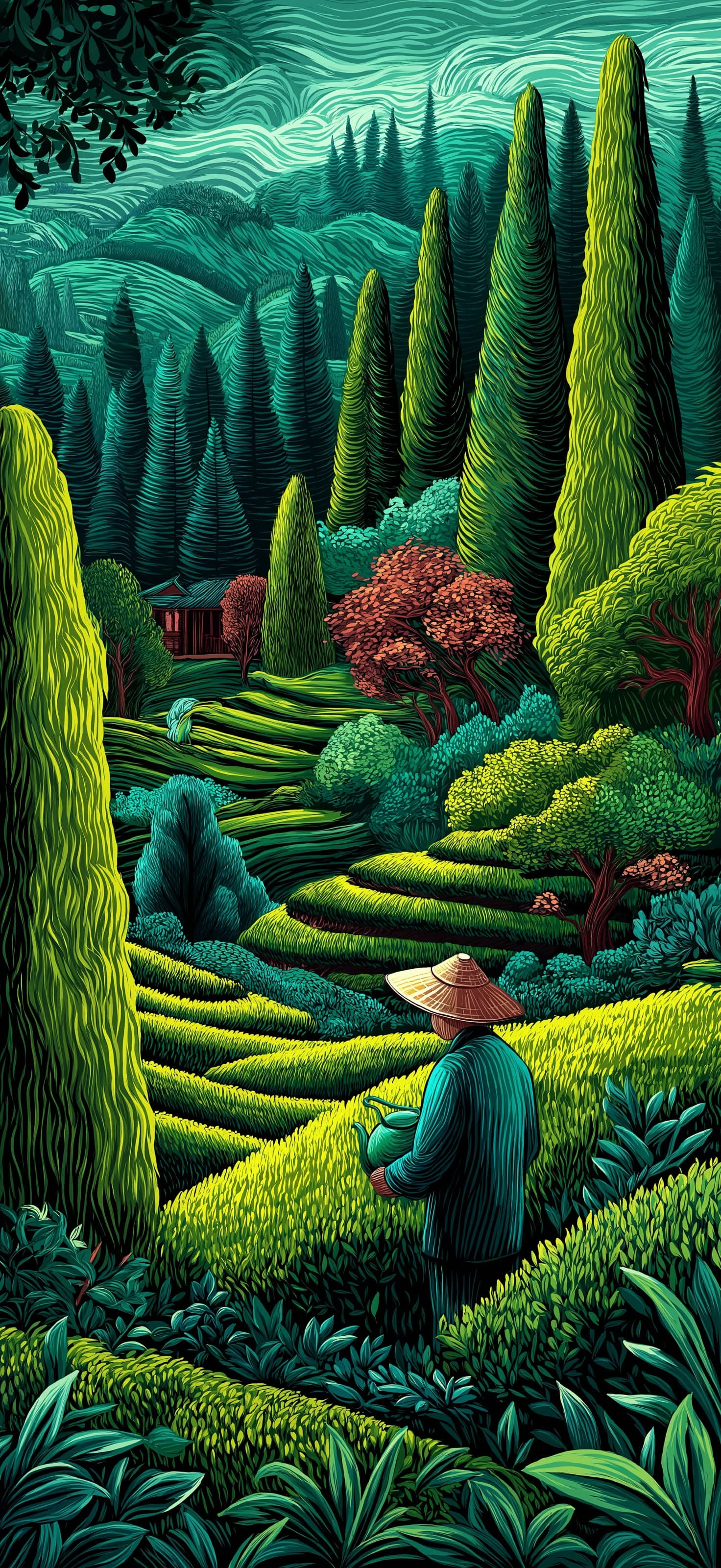 Lush Green Fields - Pro phone wallpaper