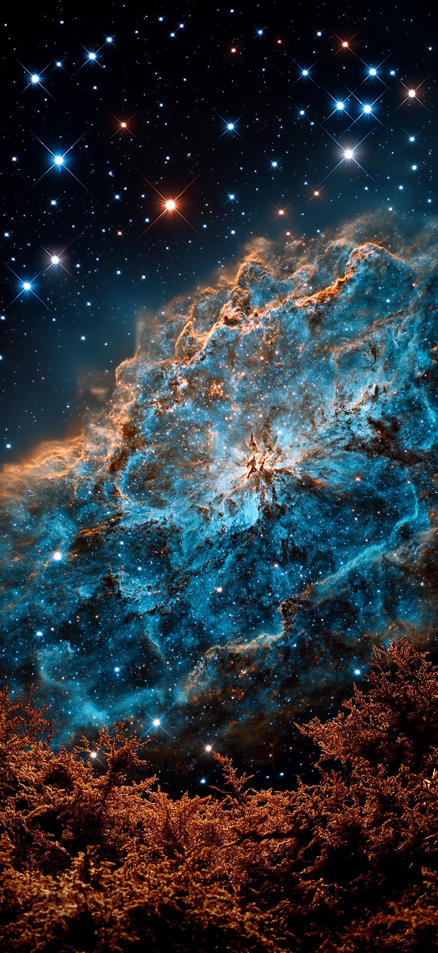 Cosmic Nebula - Pro phone wallpaper