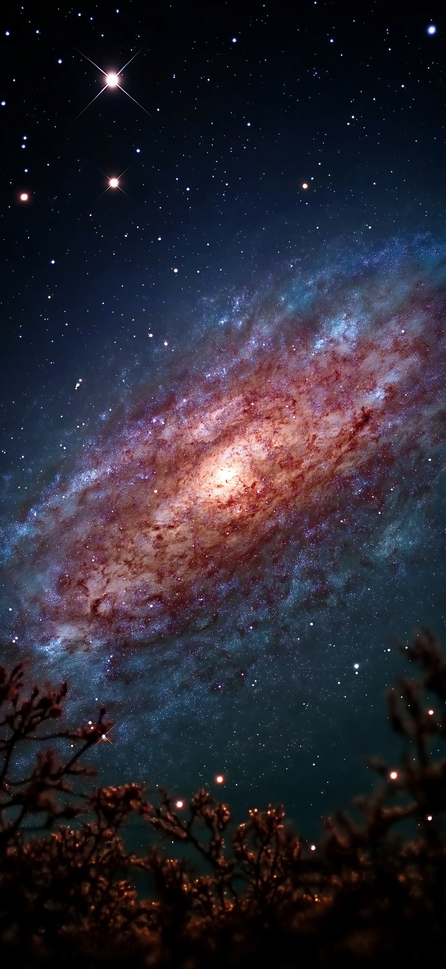 Spiral Galaxy - Pro phone wallpaper