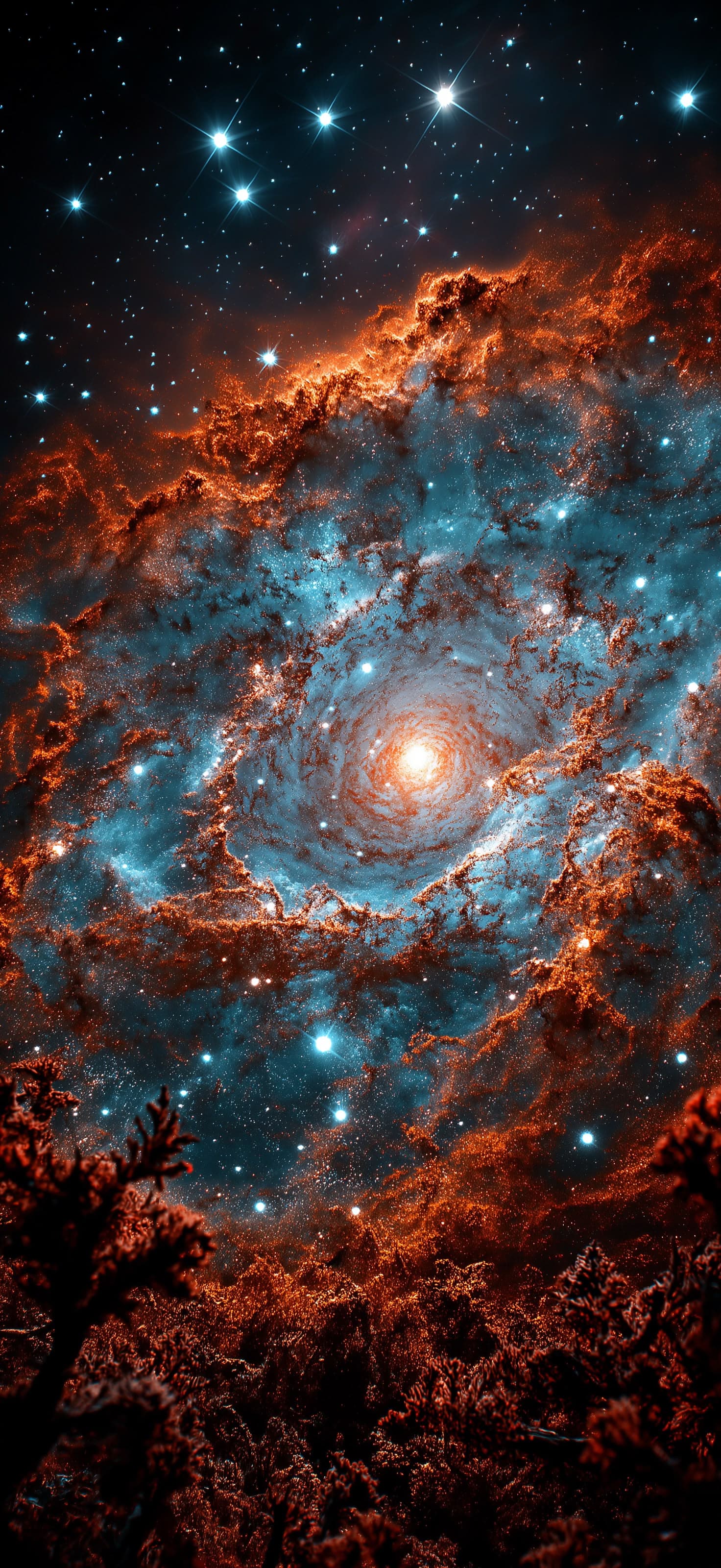 Galactic Swirl - Pro phone wallpaper