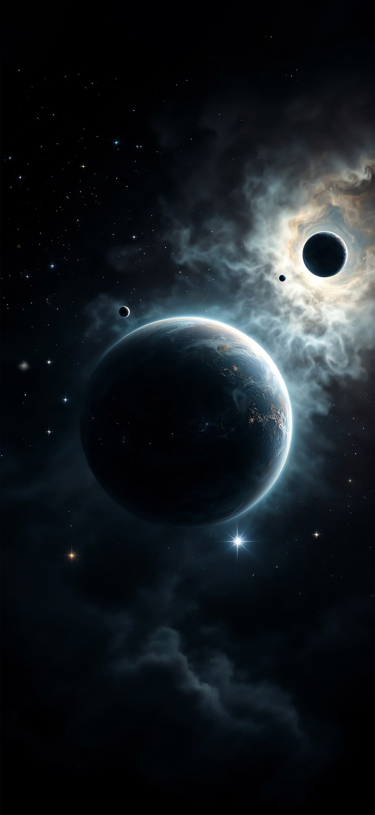 Cosmic Landscape - Pro phone wallpaper