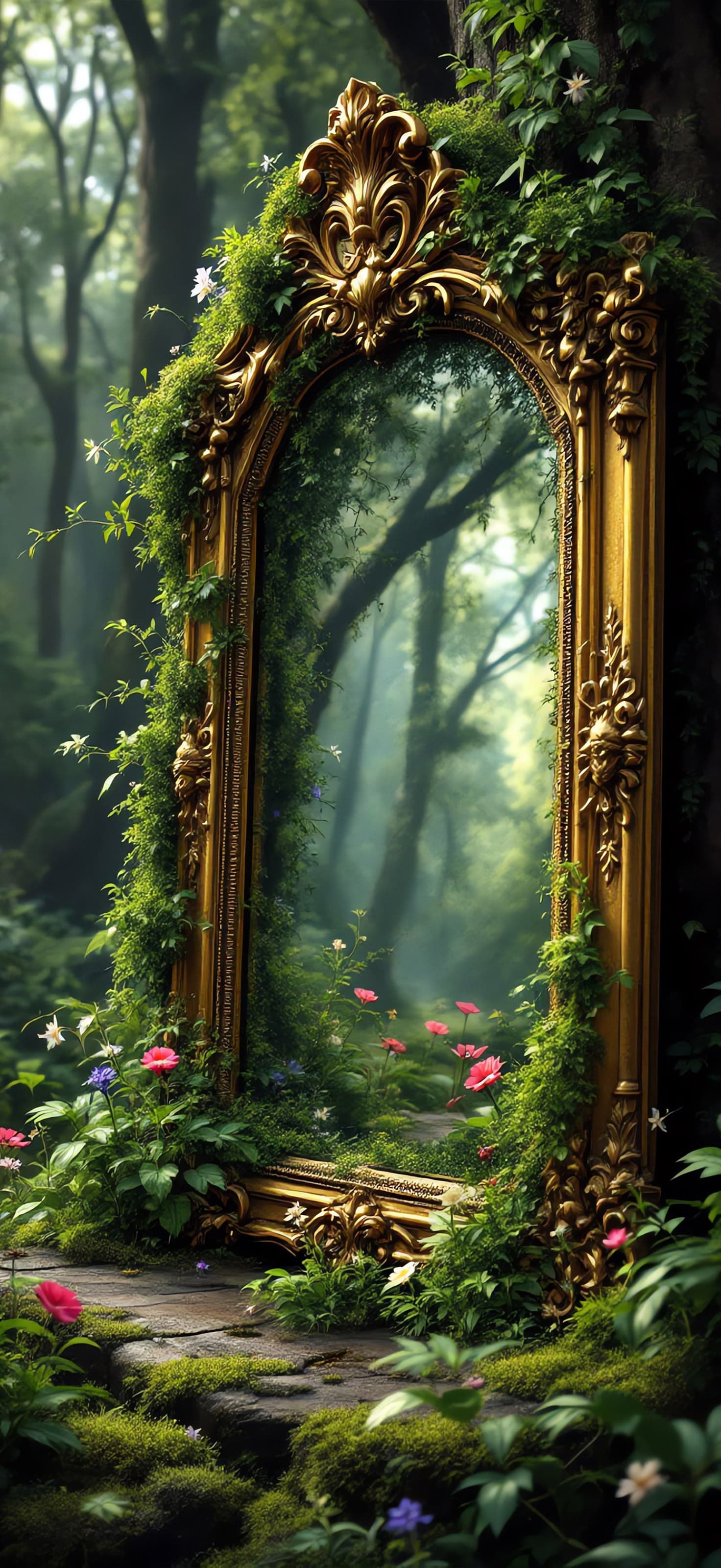 Forest Portal - Pro phone wallpaper