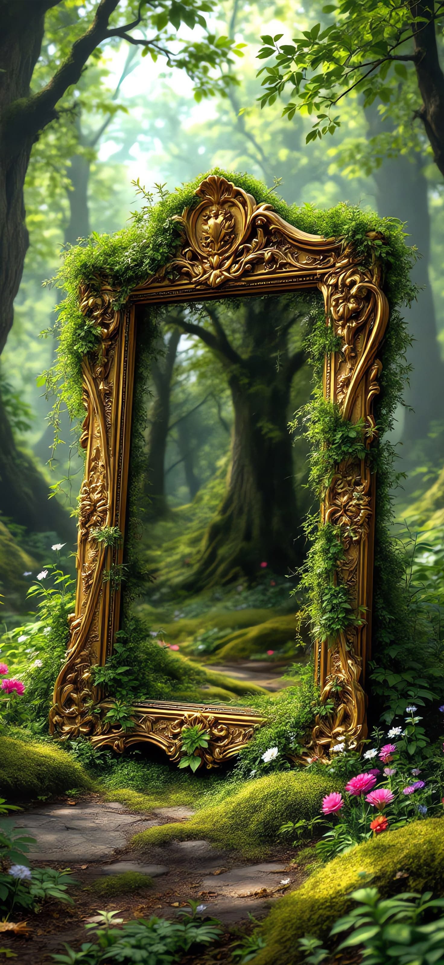 Mystical Reflection - Pro phone wallpaper
