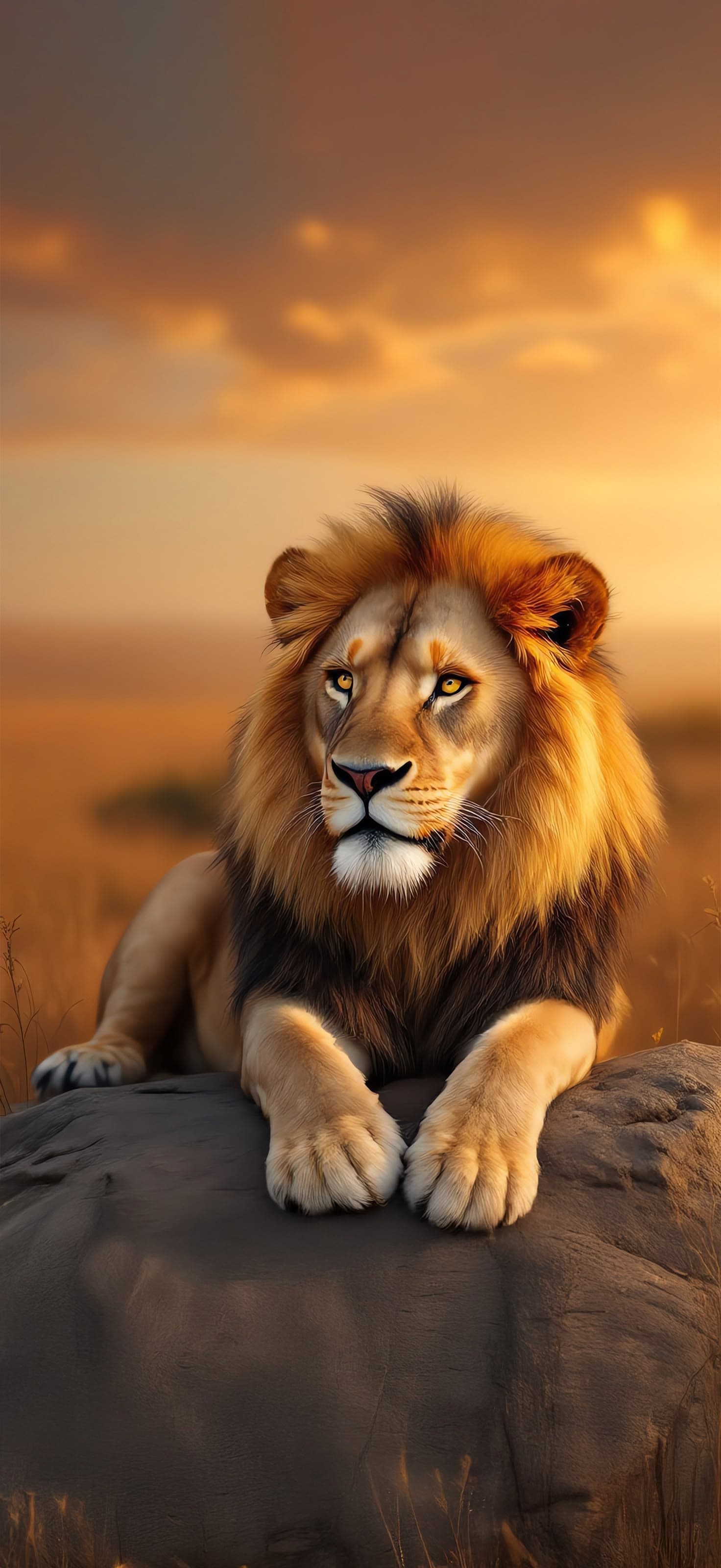 Regal Lion - Pro phone wallpaper
