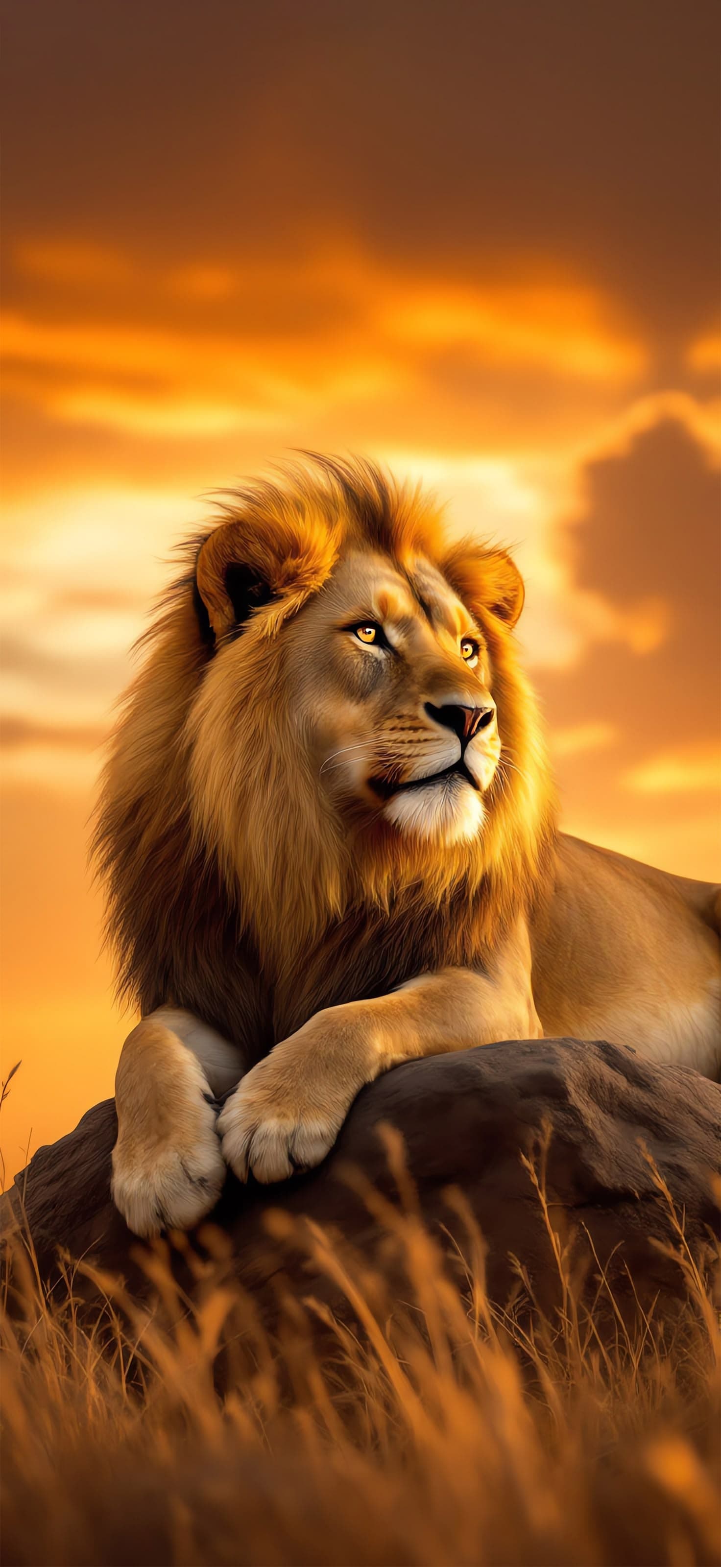 Majestic Lion - Pro phone wallpaper