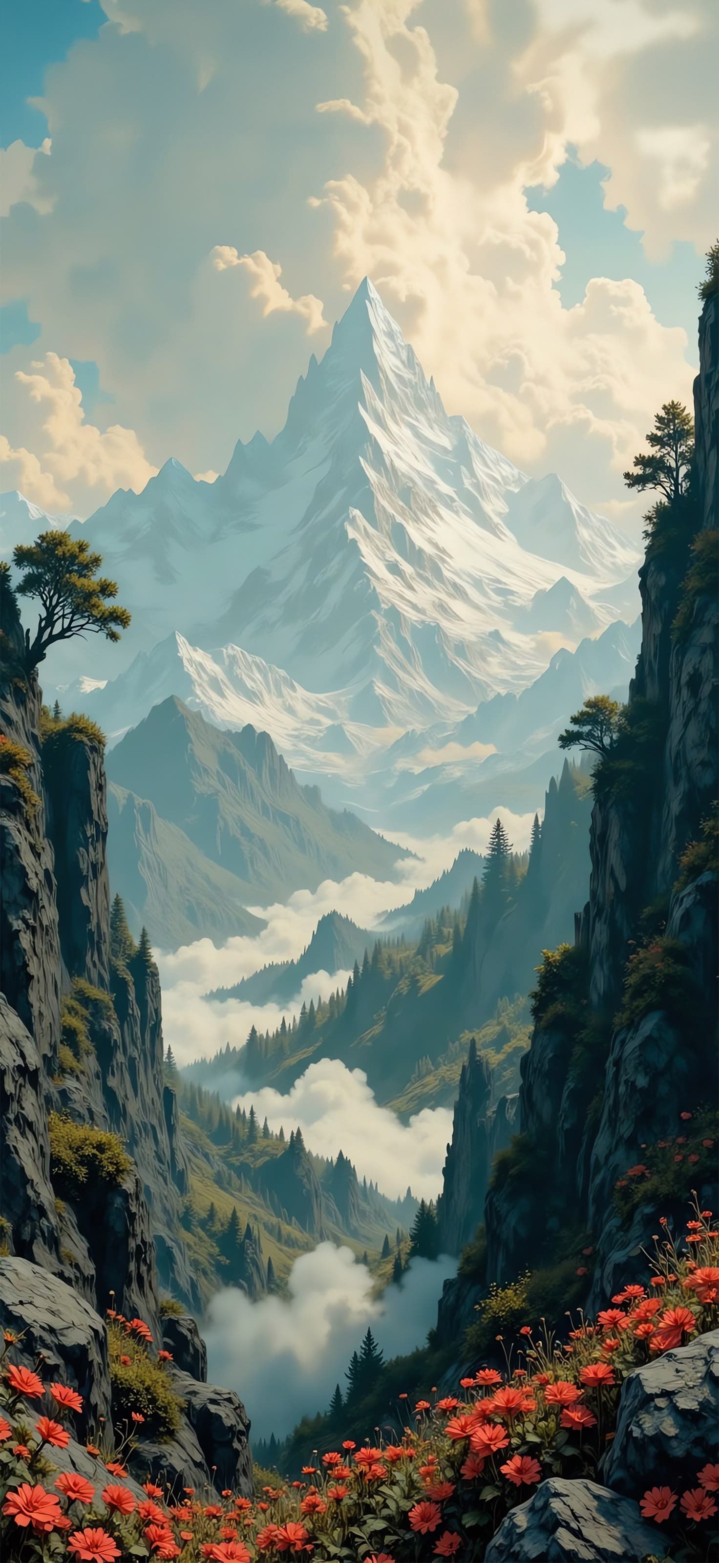 Mountain View - Pro phone wallpaper