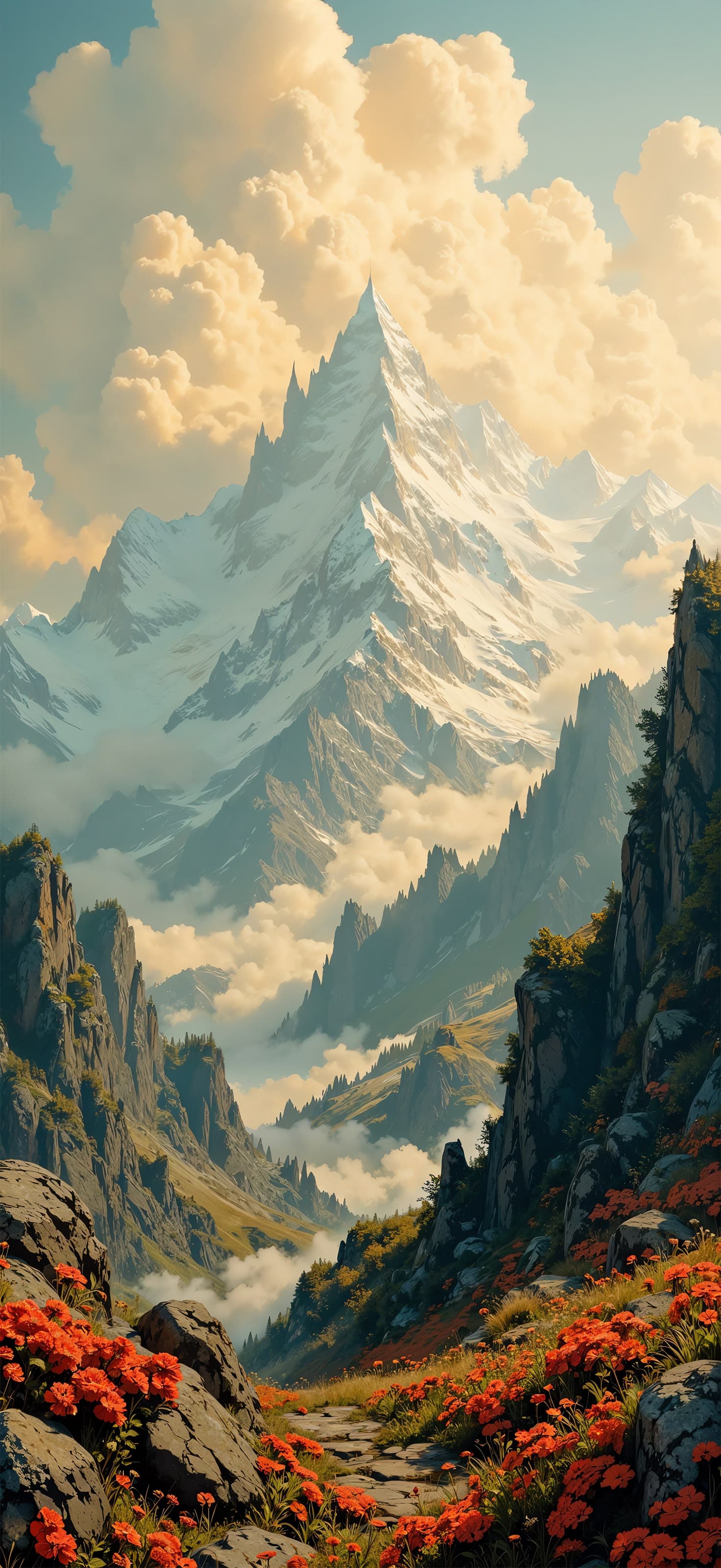 Mountain Path - Pro phone wallpaper