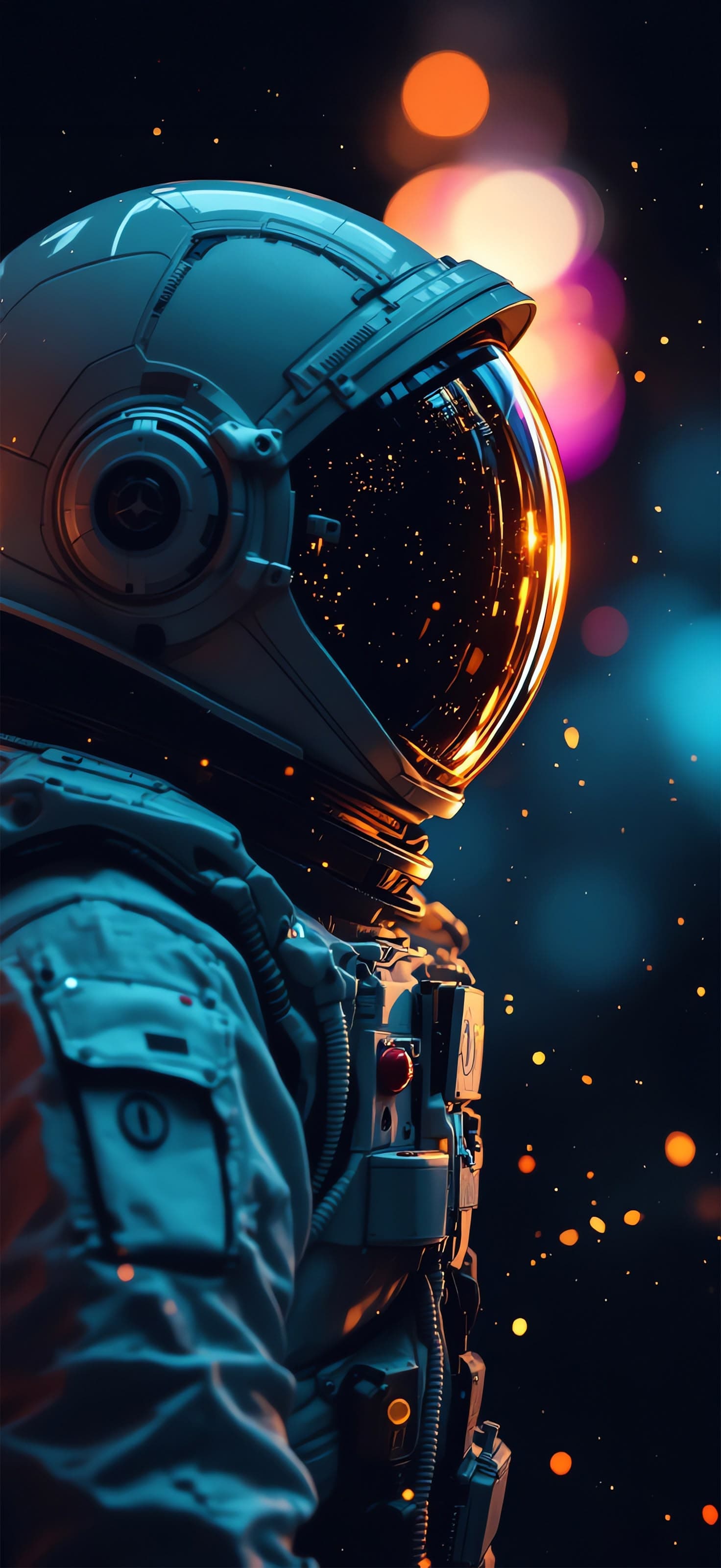 Astronaut Portrait - Pro phone wallpaper