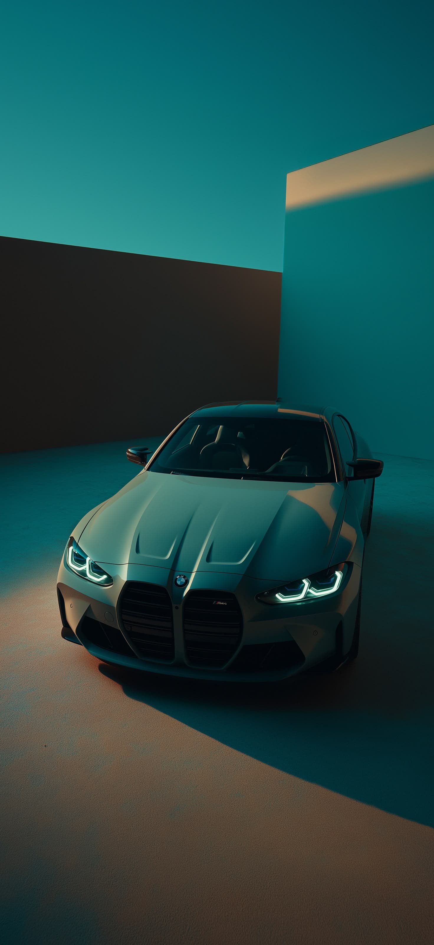 BMW Car in Studio - Pro phone wallpaper
