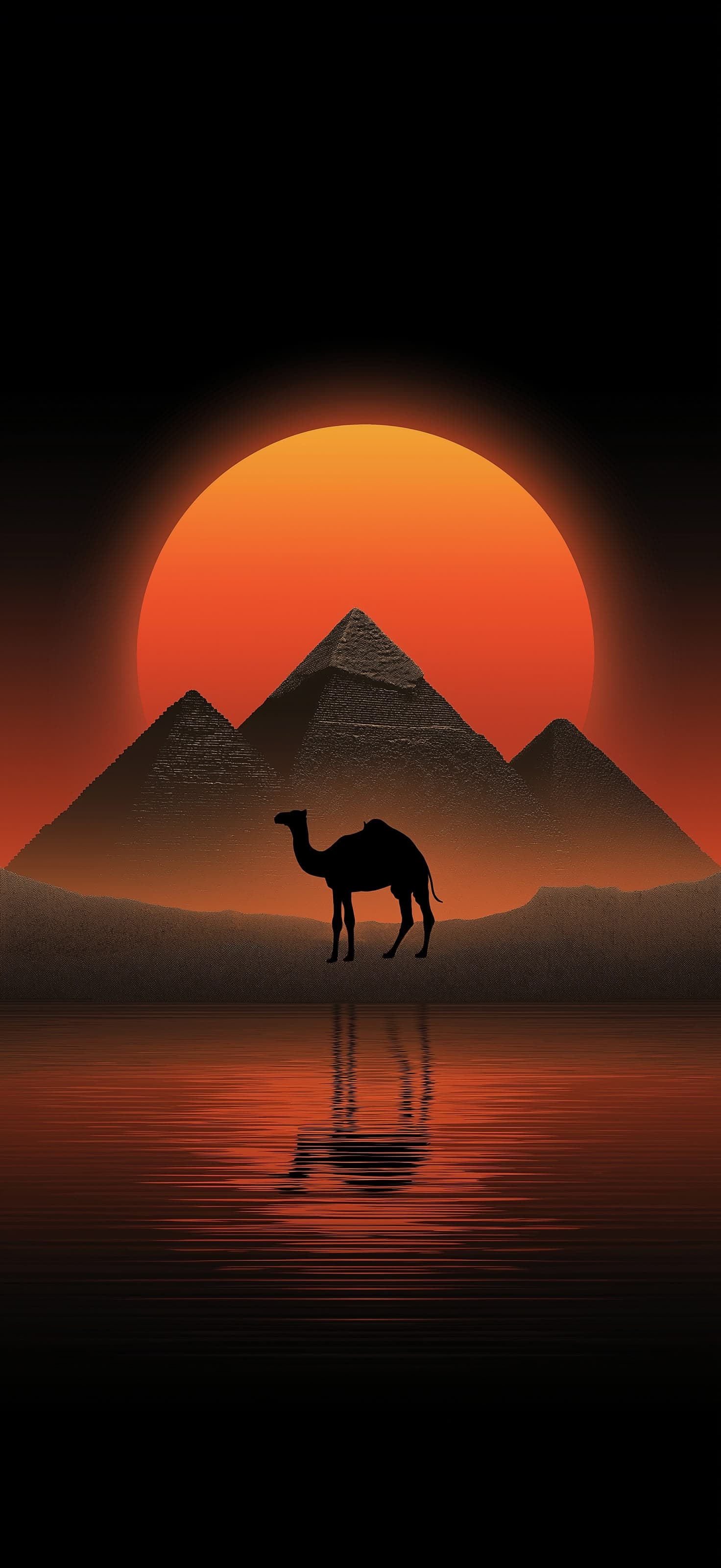 Desert Sunset - Pro phone wallpaper