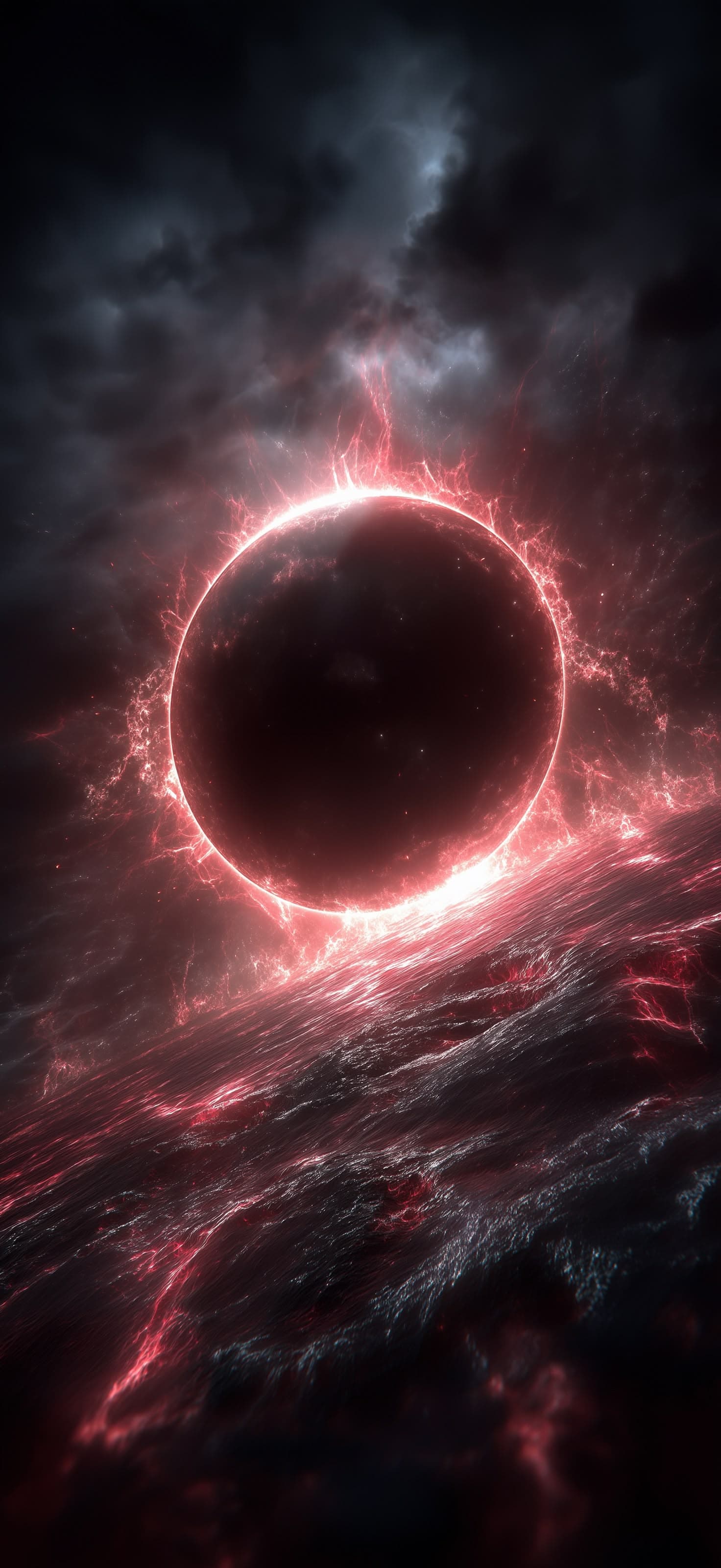 Cosmic Eclipse - Pro phone wallpaper