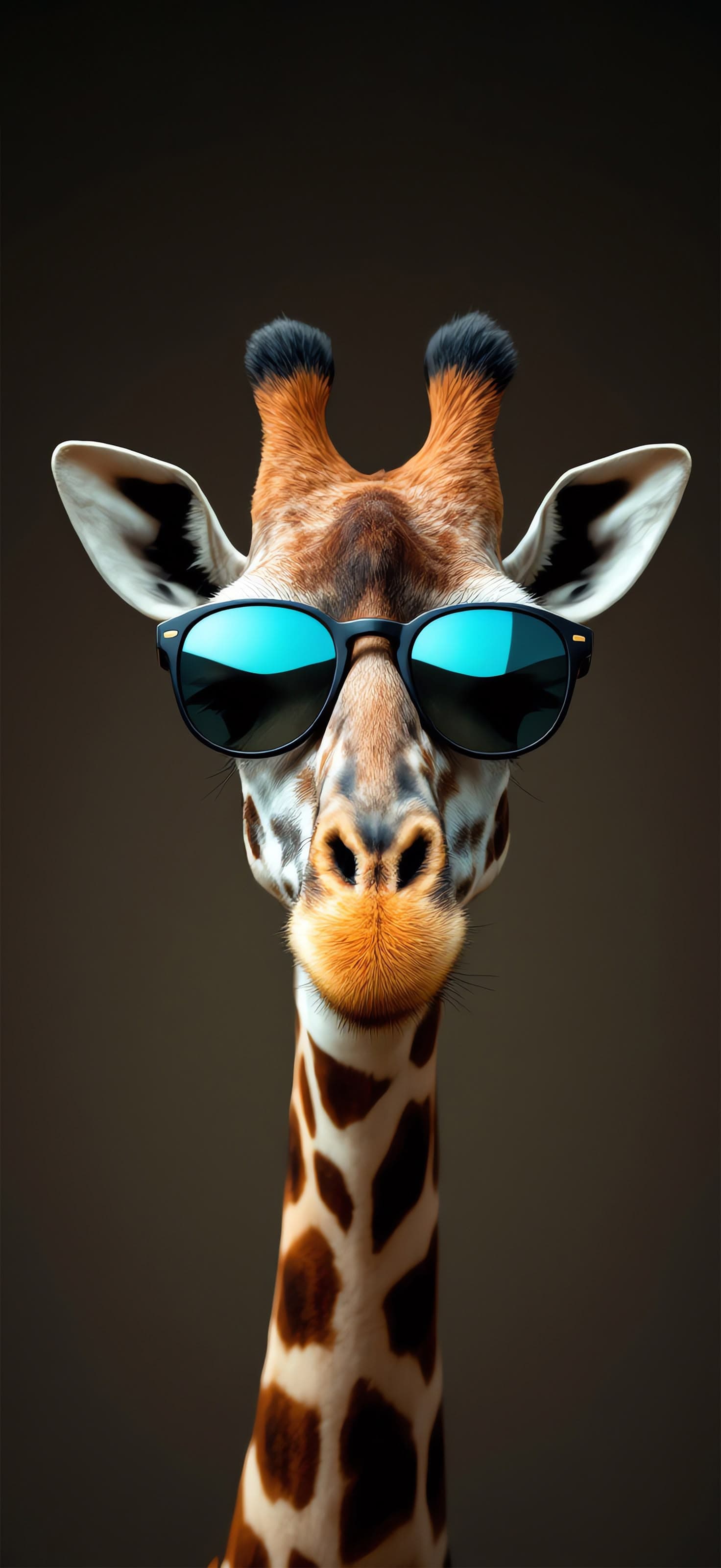 Giraffe with Sunglasses - Pro phone wallpaper