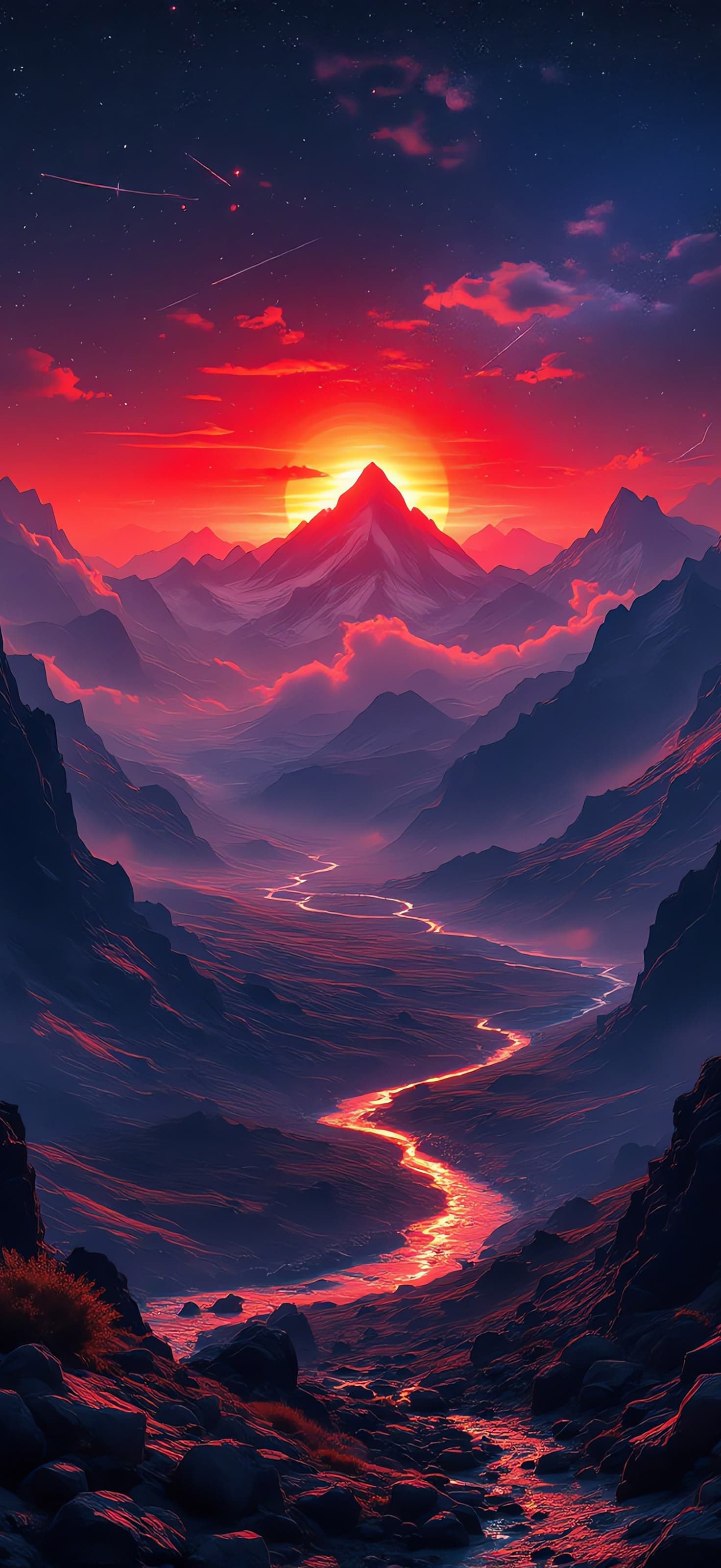 Cosmic Clouds - Pro phone wallpaper