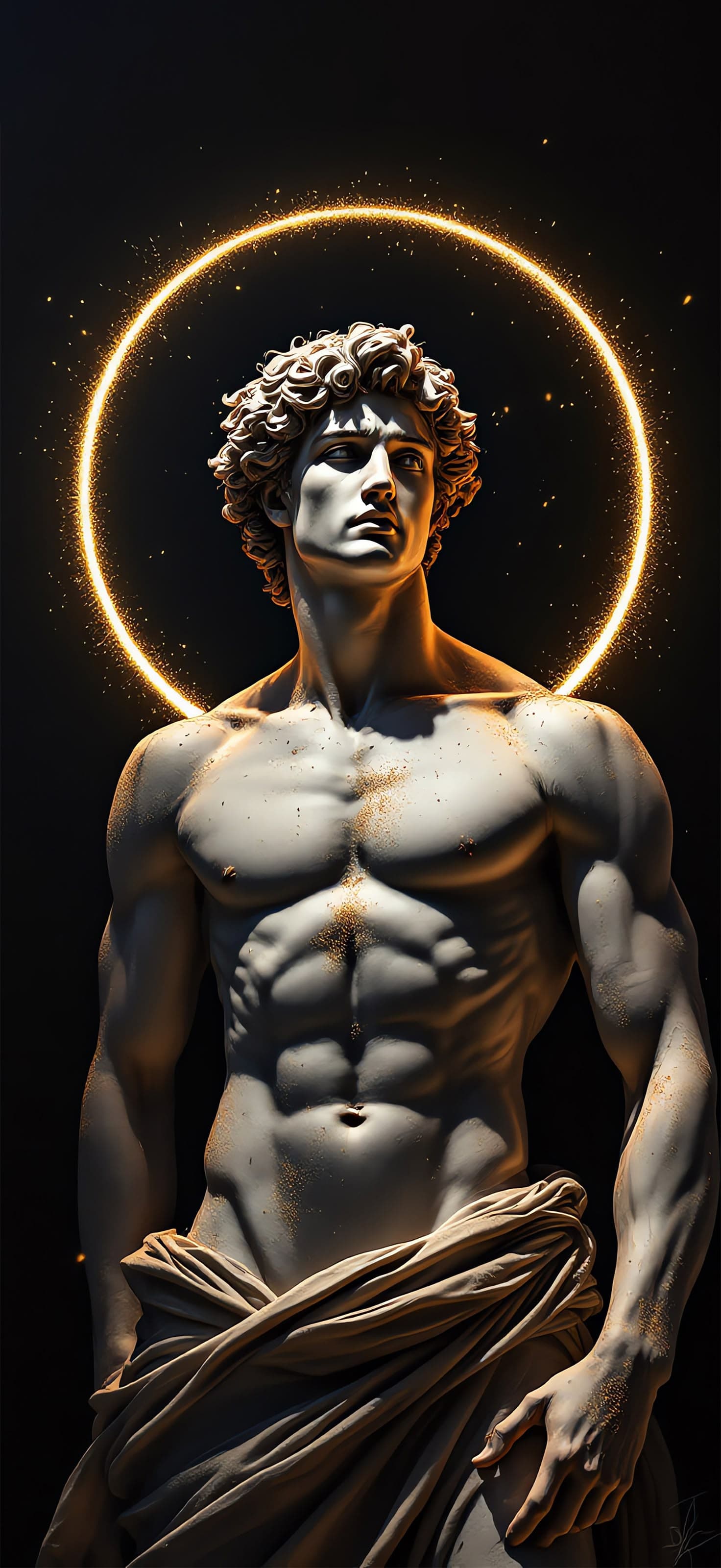 Heroic Statue - Pro phone wallpaper