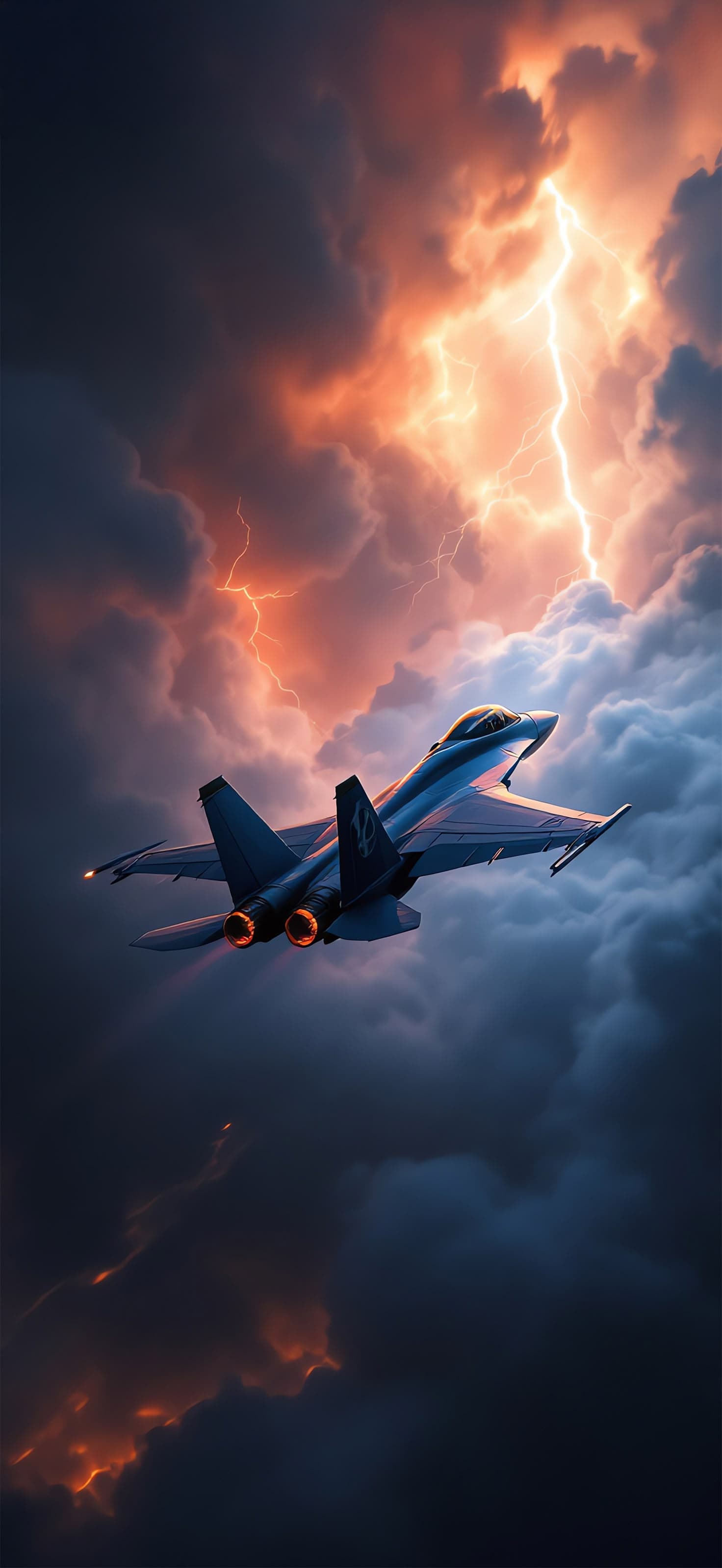 Stormy Flight - Pro phone wallpaper