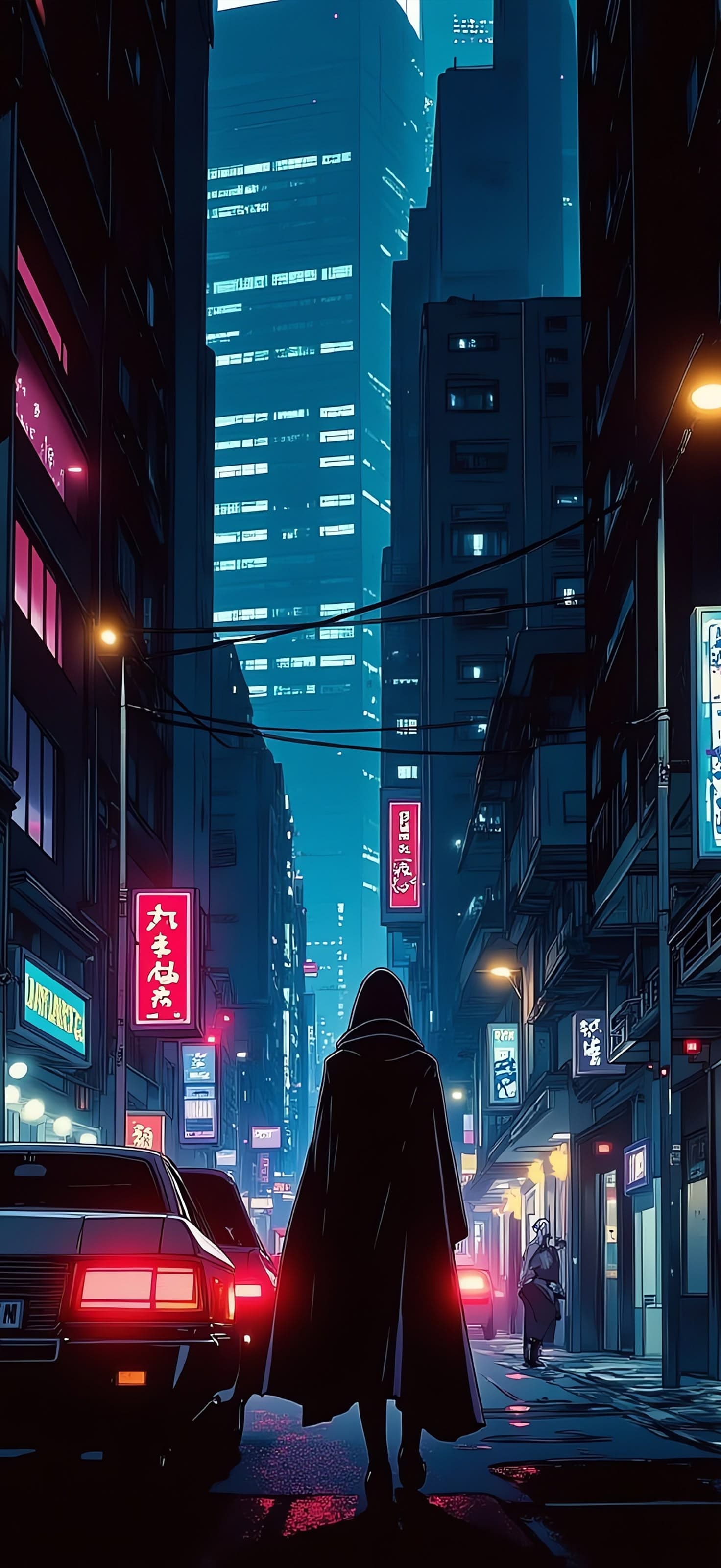 Mysterious Figure - free phone wallpaper
