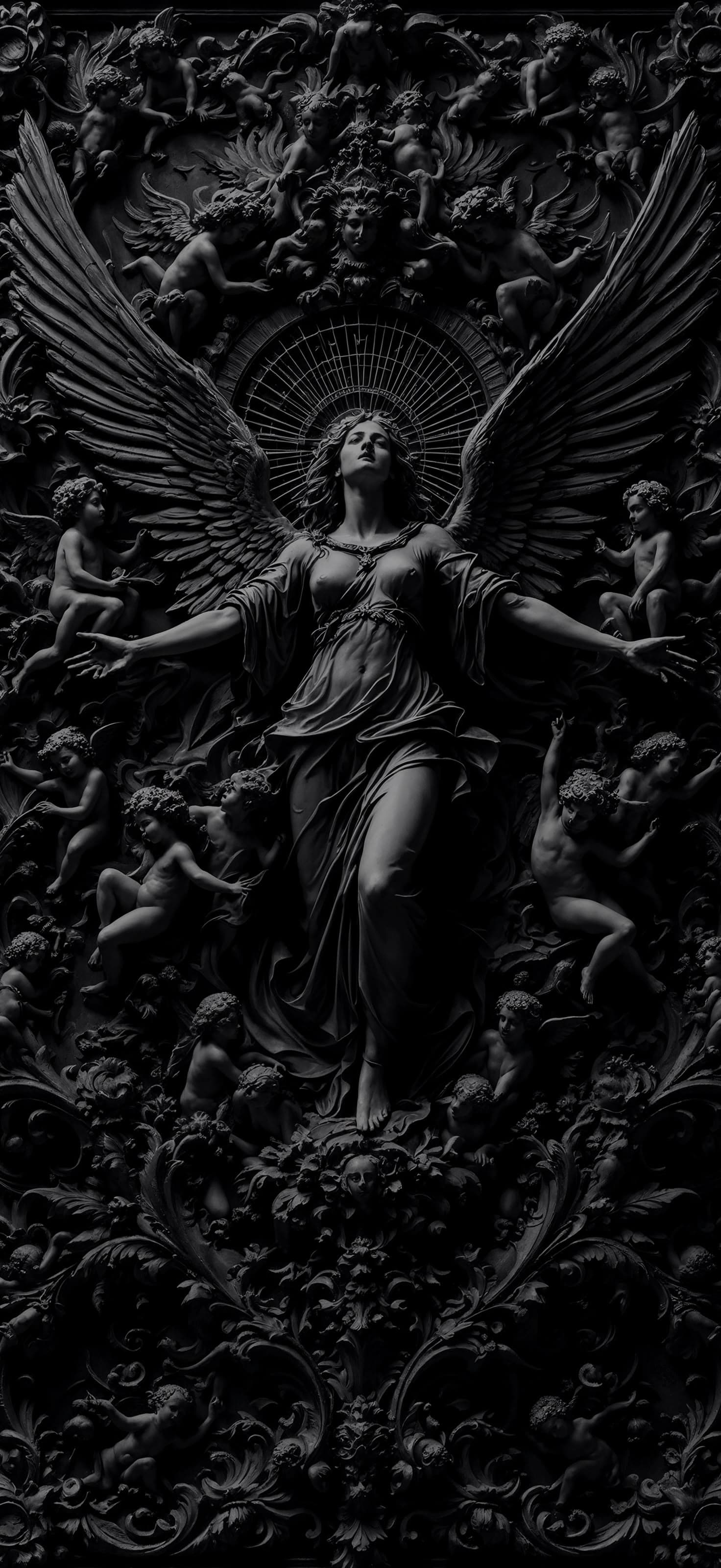 Angel Sculpture - Pro phone wallpaper