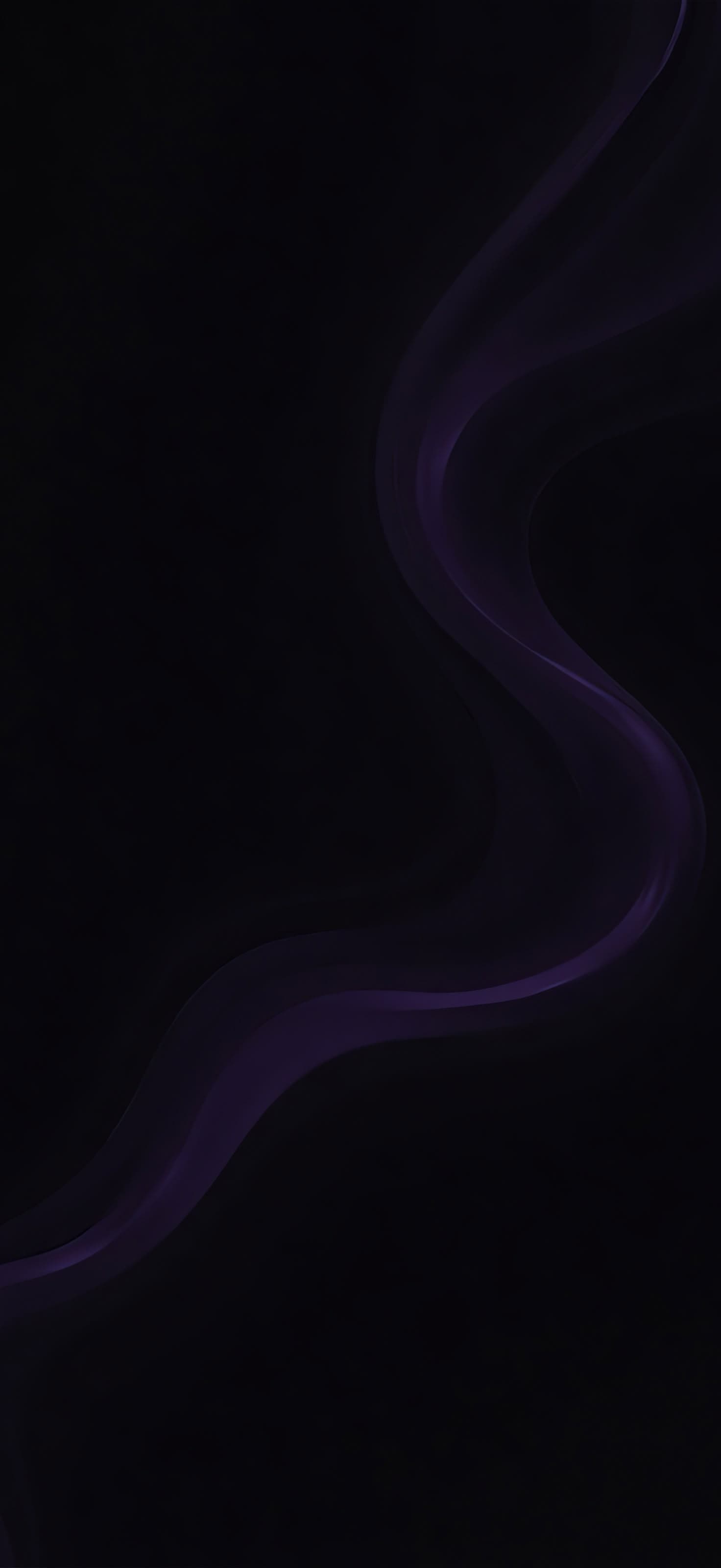 Soft Dark Purple Waves - Pro phone wallpaper