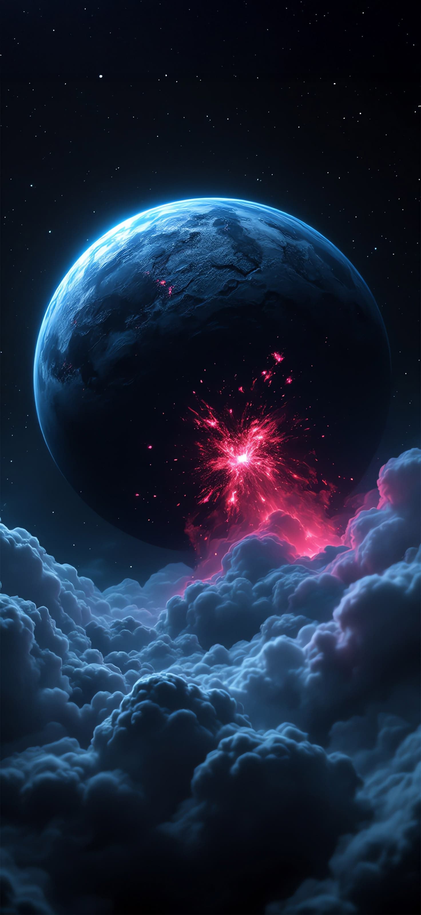 Cosmic Explosion - Pro phone wallpaper